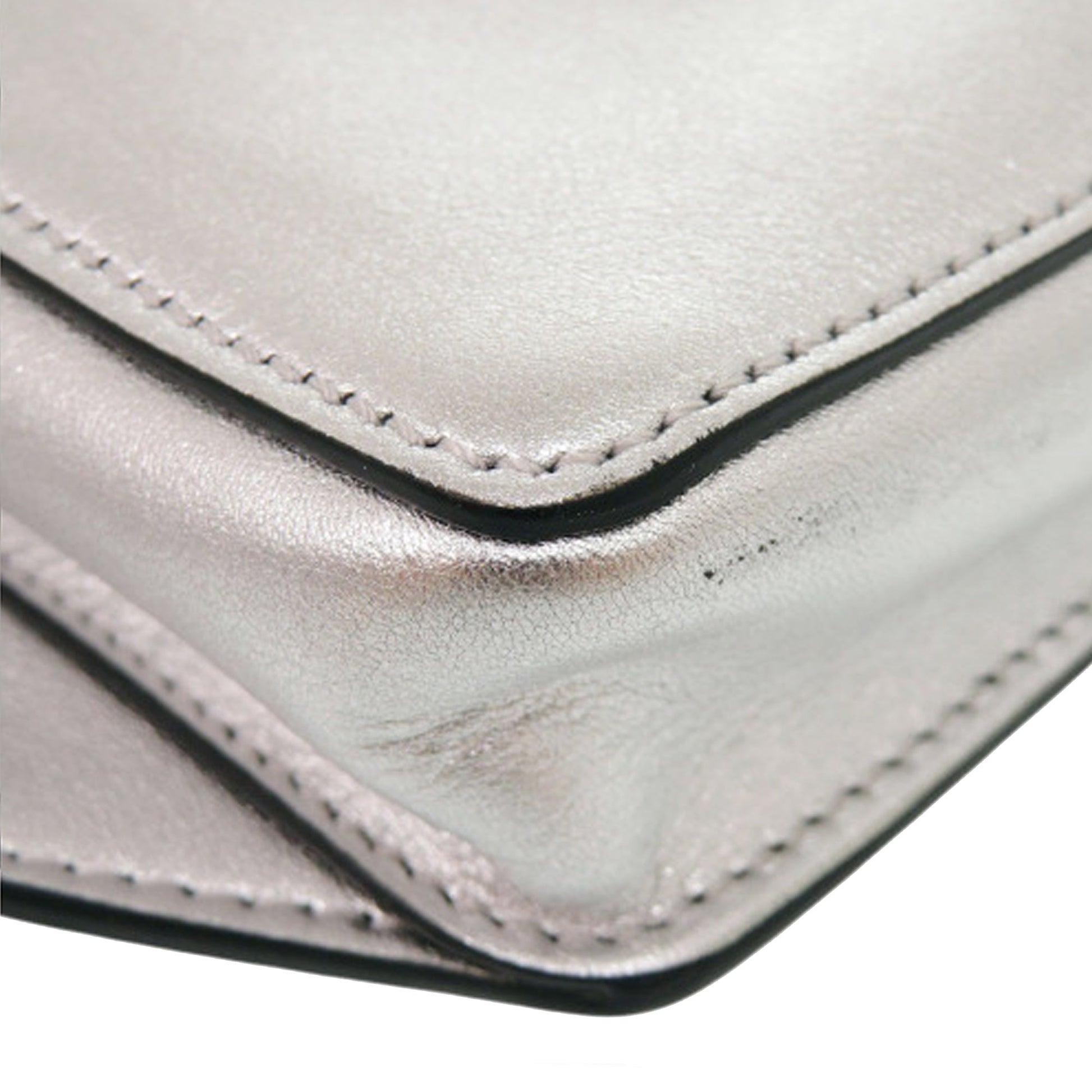 Valentino Metallic Calfskin VLTN Rockstud Belt Bag