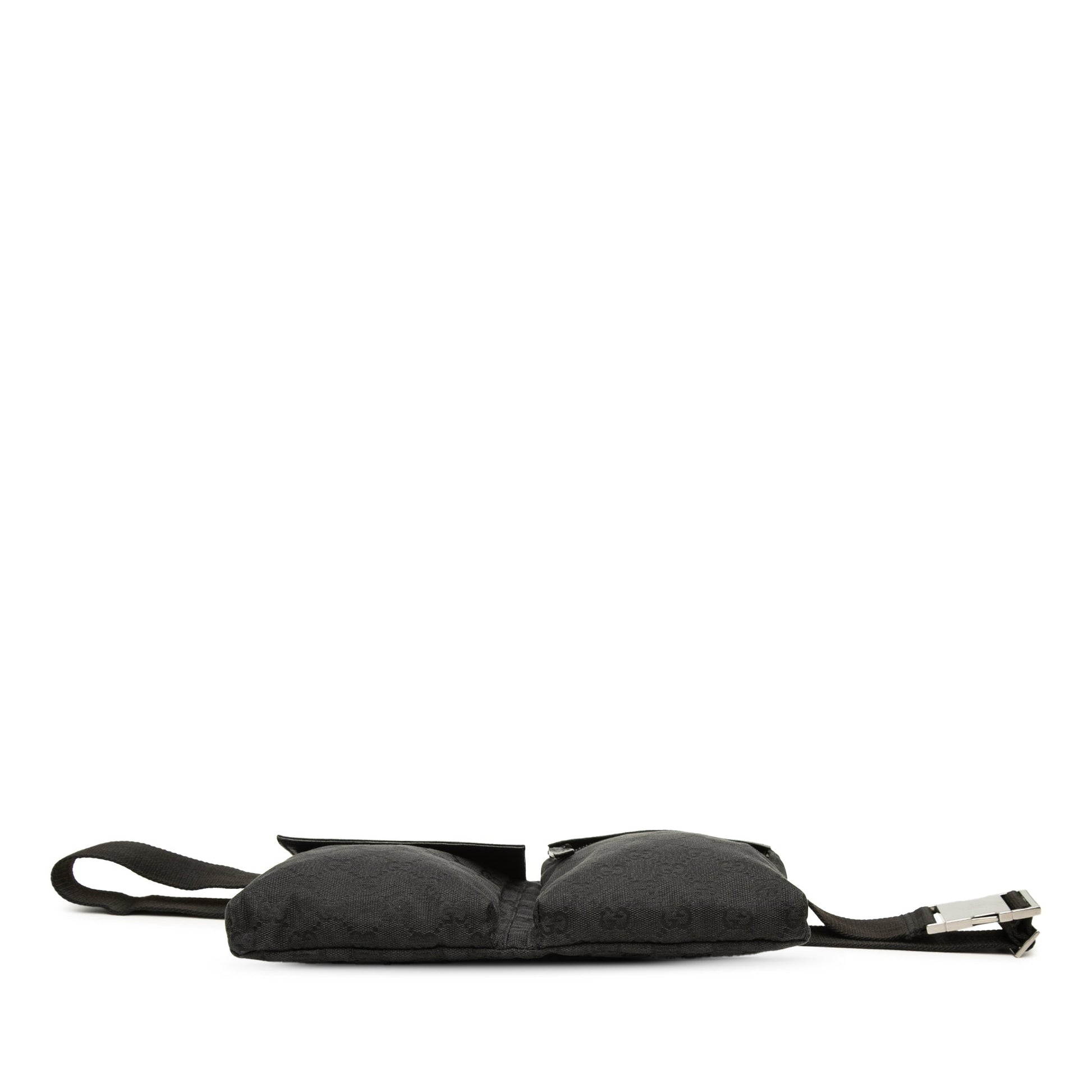 Gucci GG Canvas Double Pocket Belt Bag