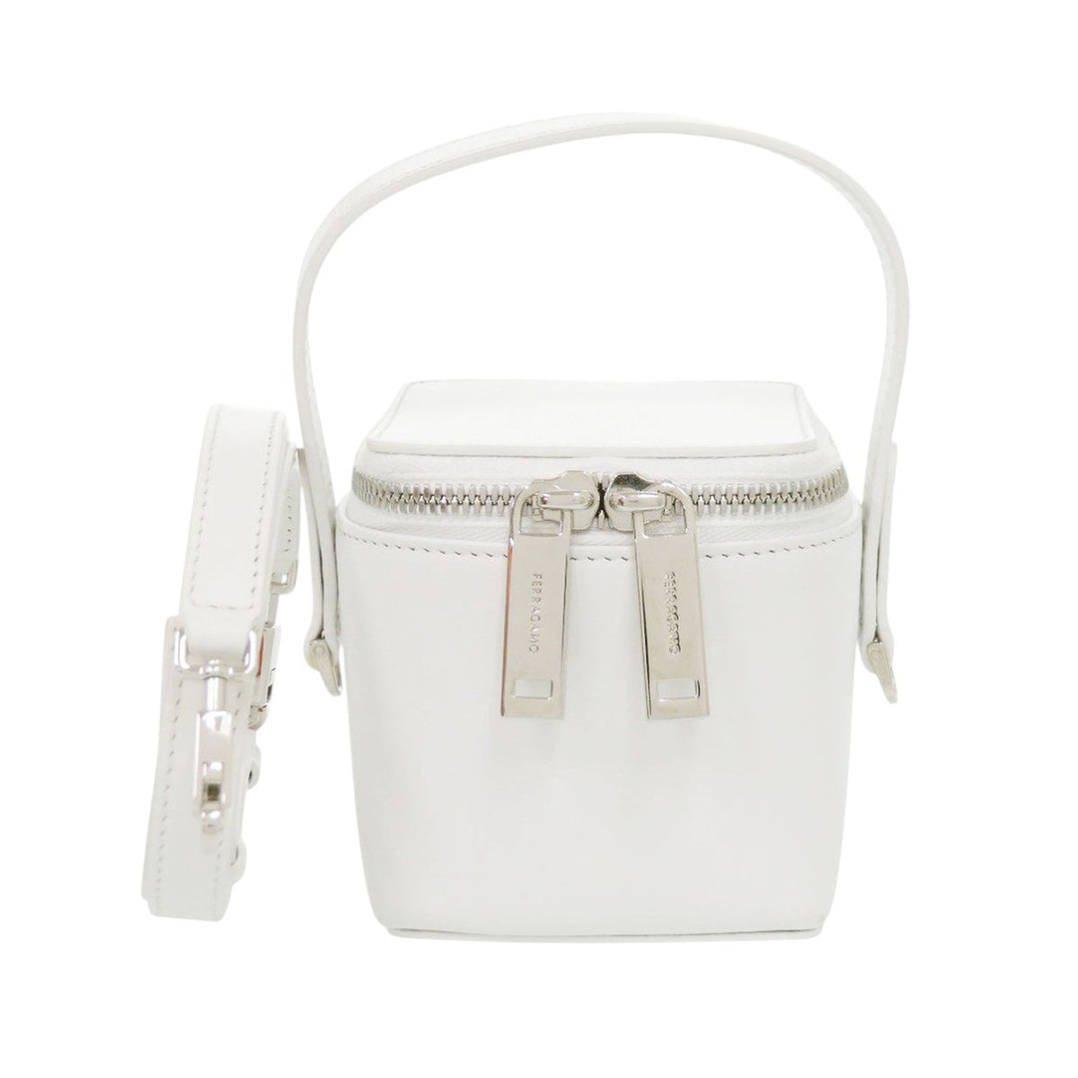 Ferragamo Leather Vanity Bag
