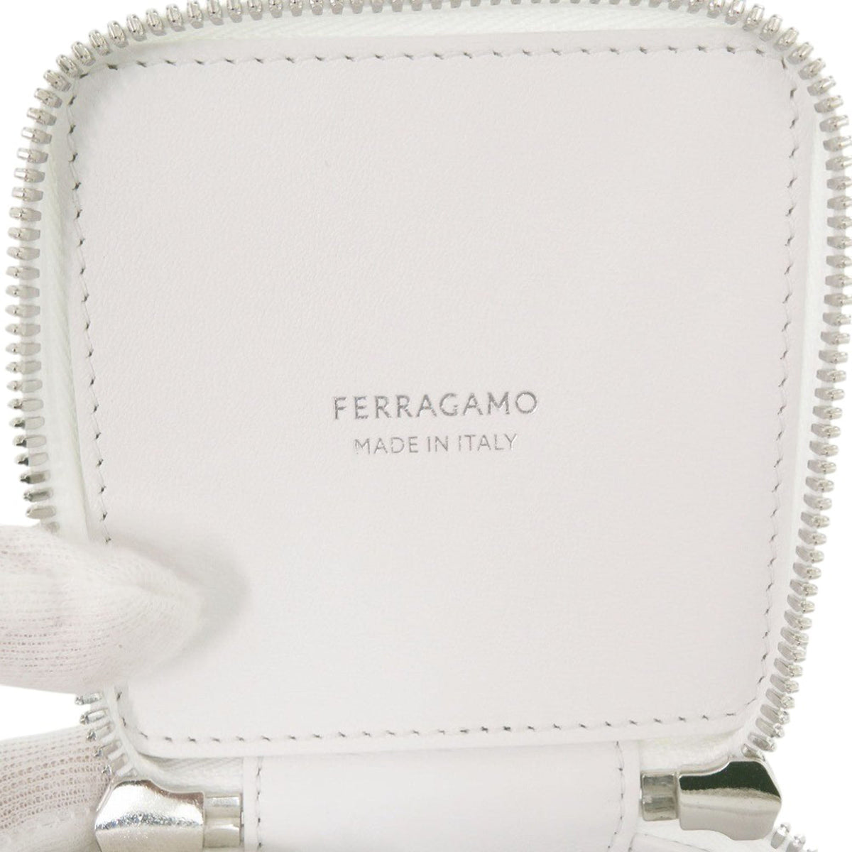 Ferragamo Leather Vanity Bag
