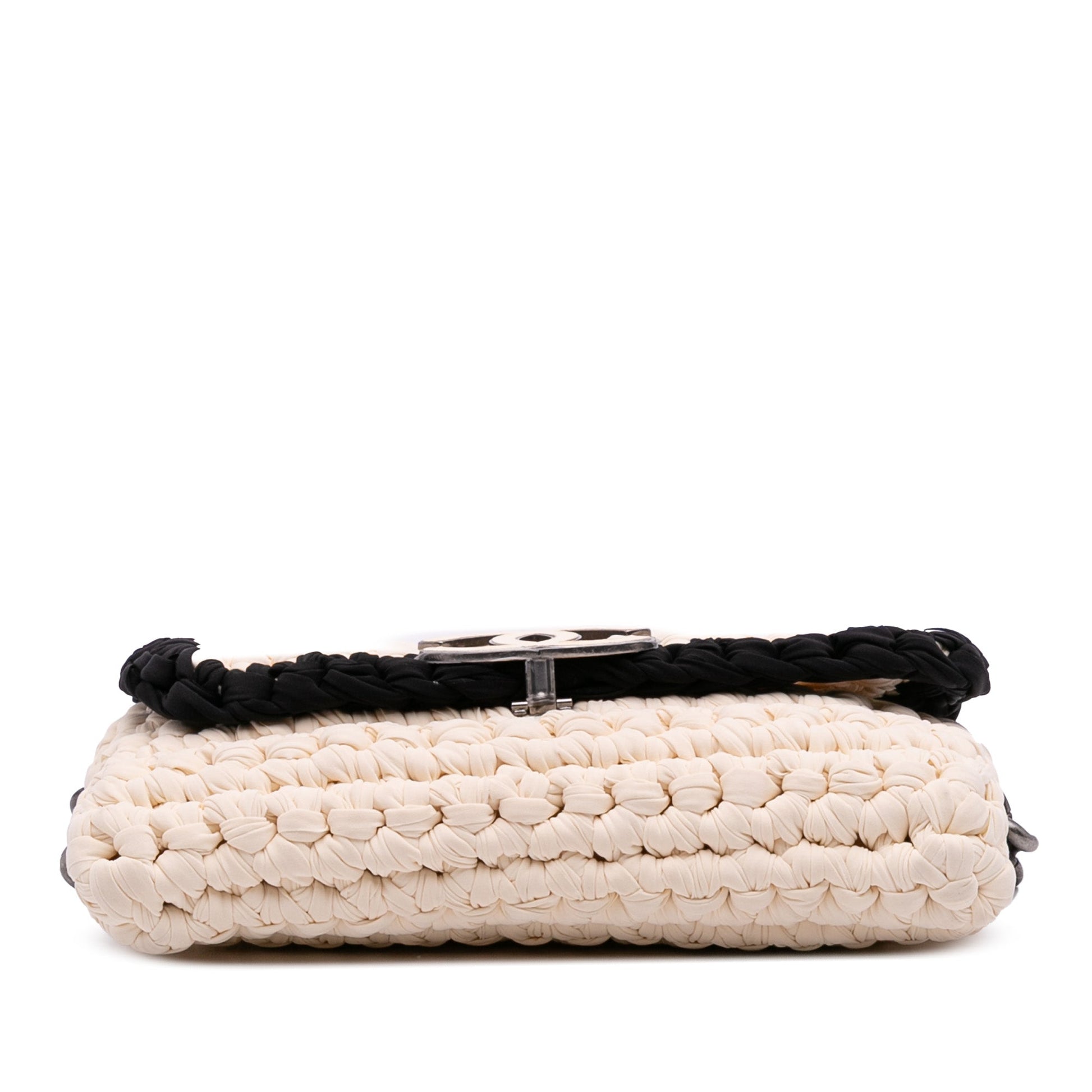 Chanel Neoprene Fancy Crochet Flap
