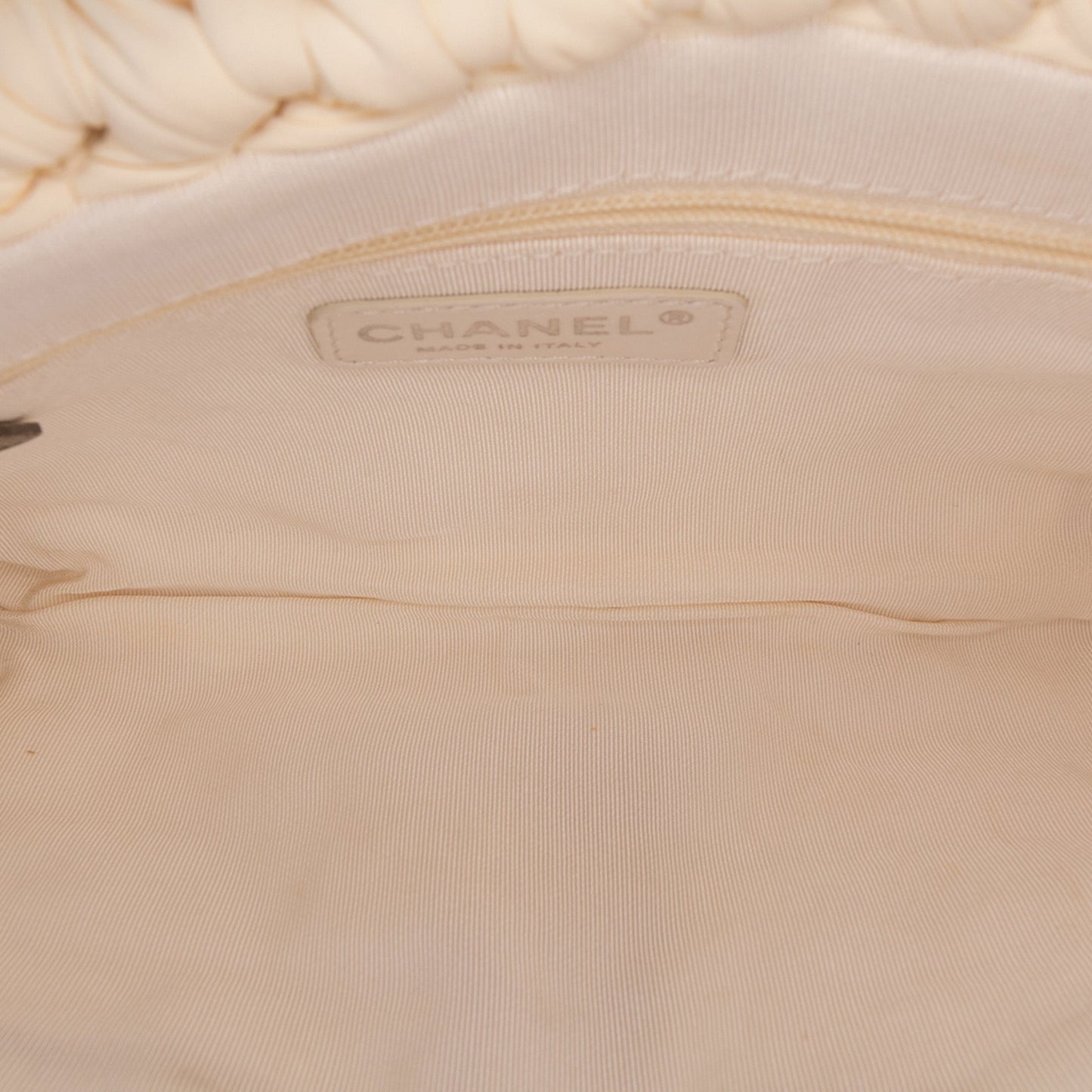 Chanel Neoprene Fancy Crochet Flap
