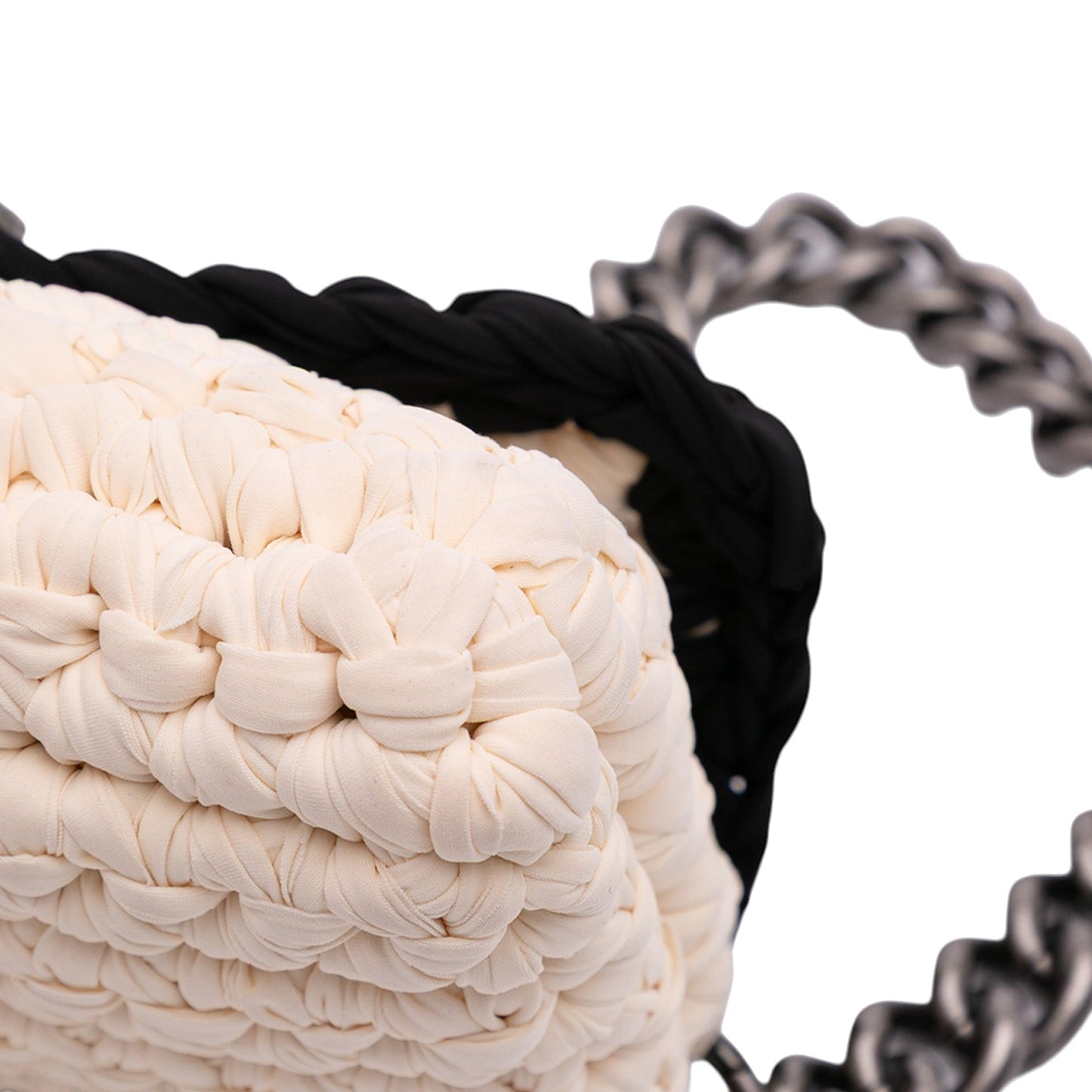 Chanel Neoprene Fancy Crochet Flap