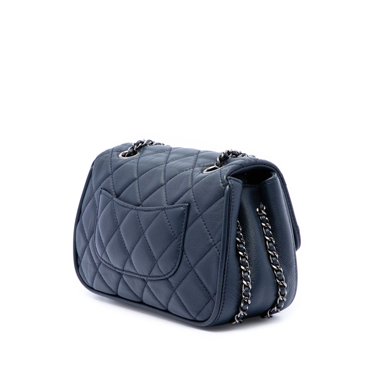 Chanel Quilted Calfskin Frame in Chain Flap