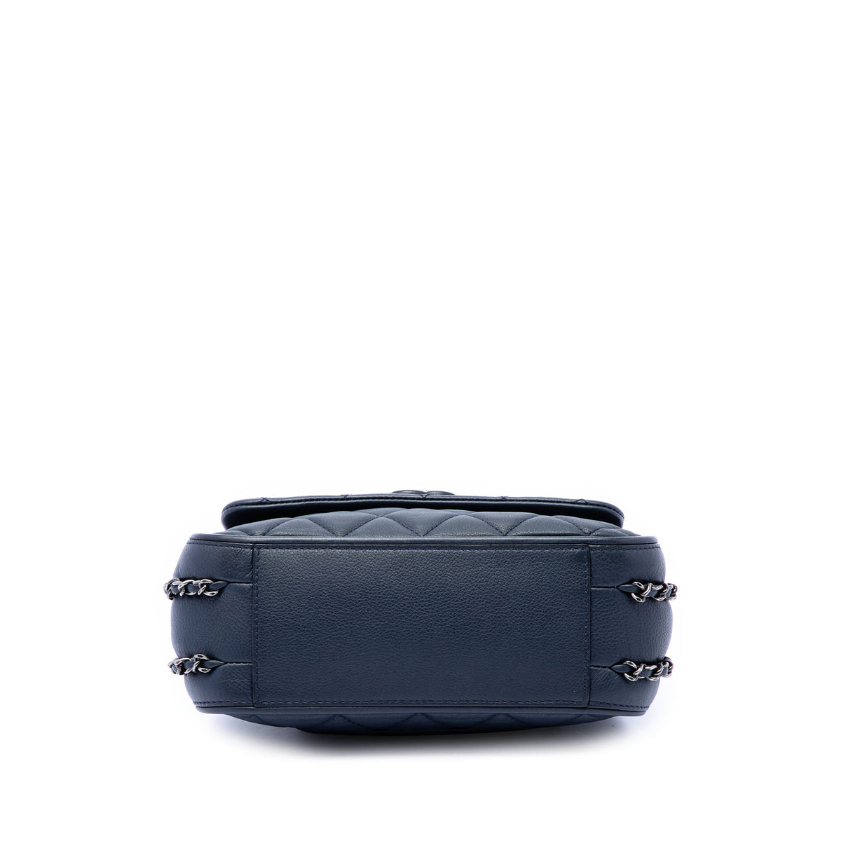 Chanel Quilted Calfskin Frame in Chain Flap