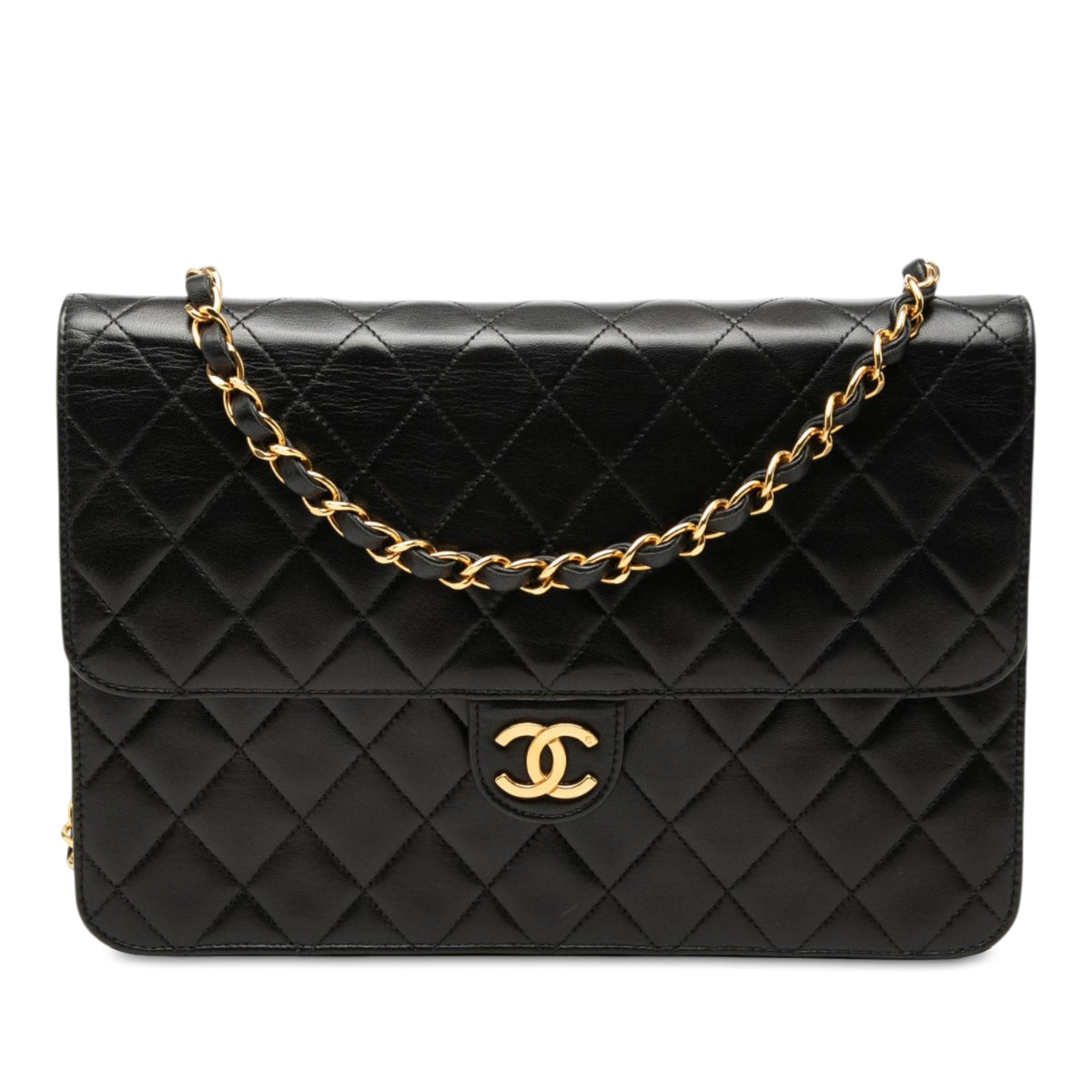 Chanel Medium CC Quilted Lambskin Single Flap