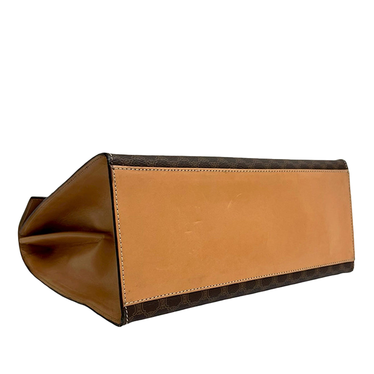 Celine Macadam Coated Canvas Handbag
