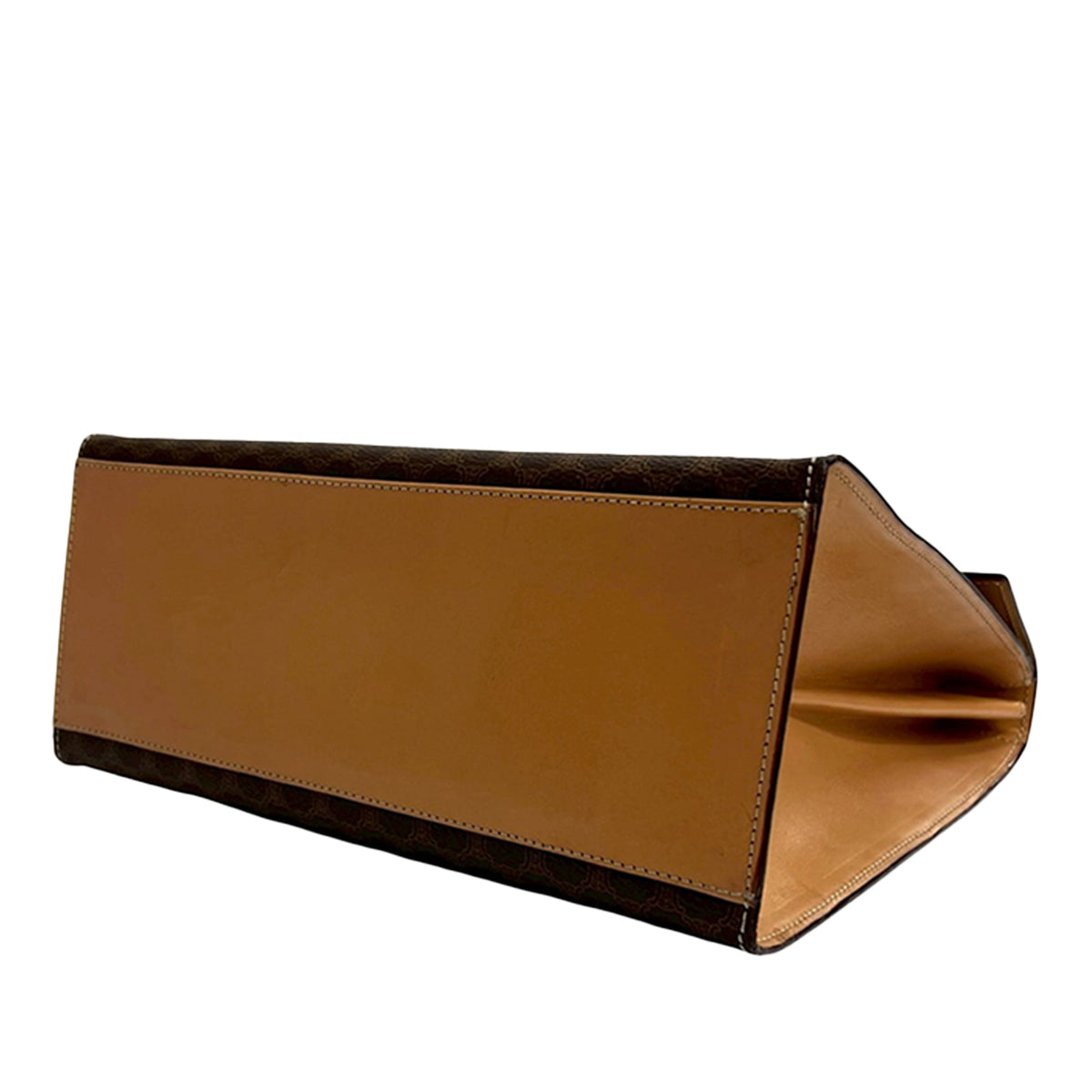 Celine Macadam Coated Canvas Handbag