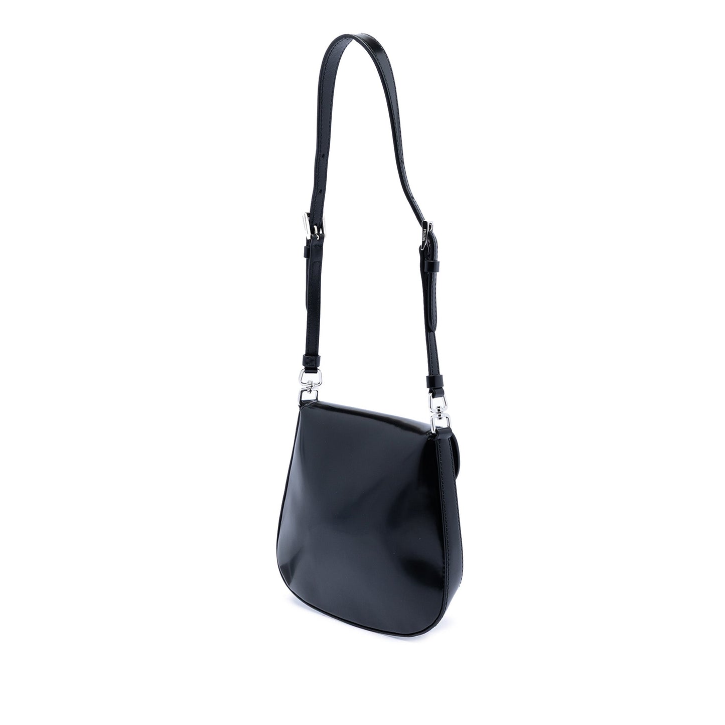 Prada Mini Brushed Leather Cleo Flap
