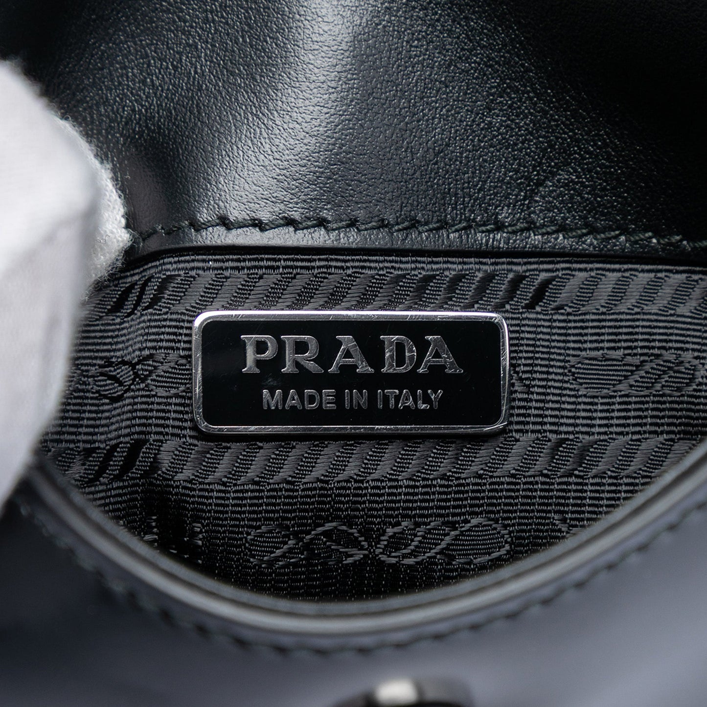 Prada Mini Brushed Leather Cleo Flap