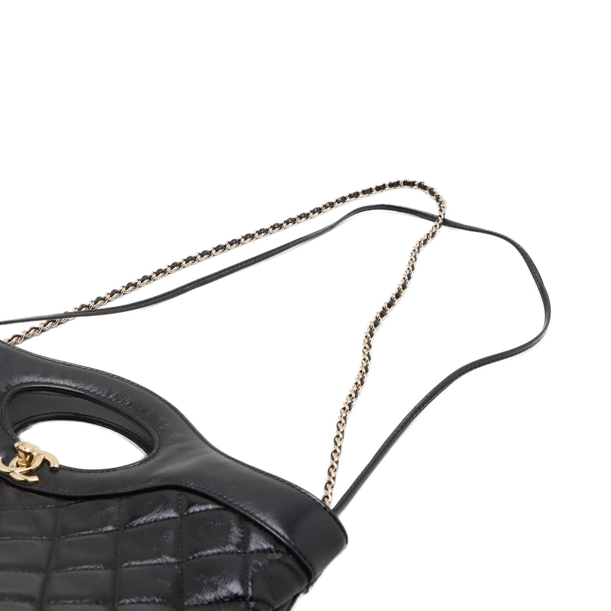 Chanel Mini Shiny Crumpled Calfskin 31 Shopping Bag