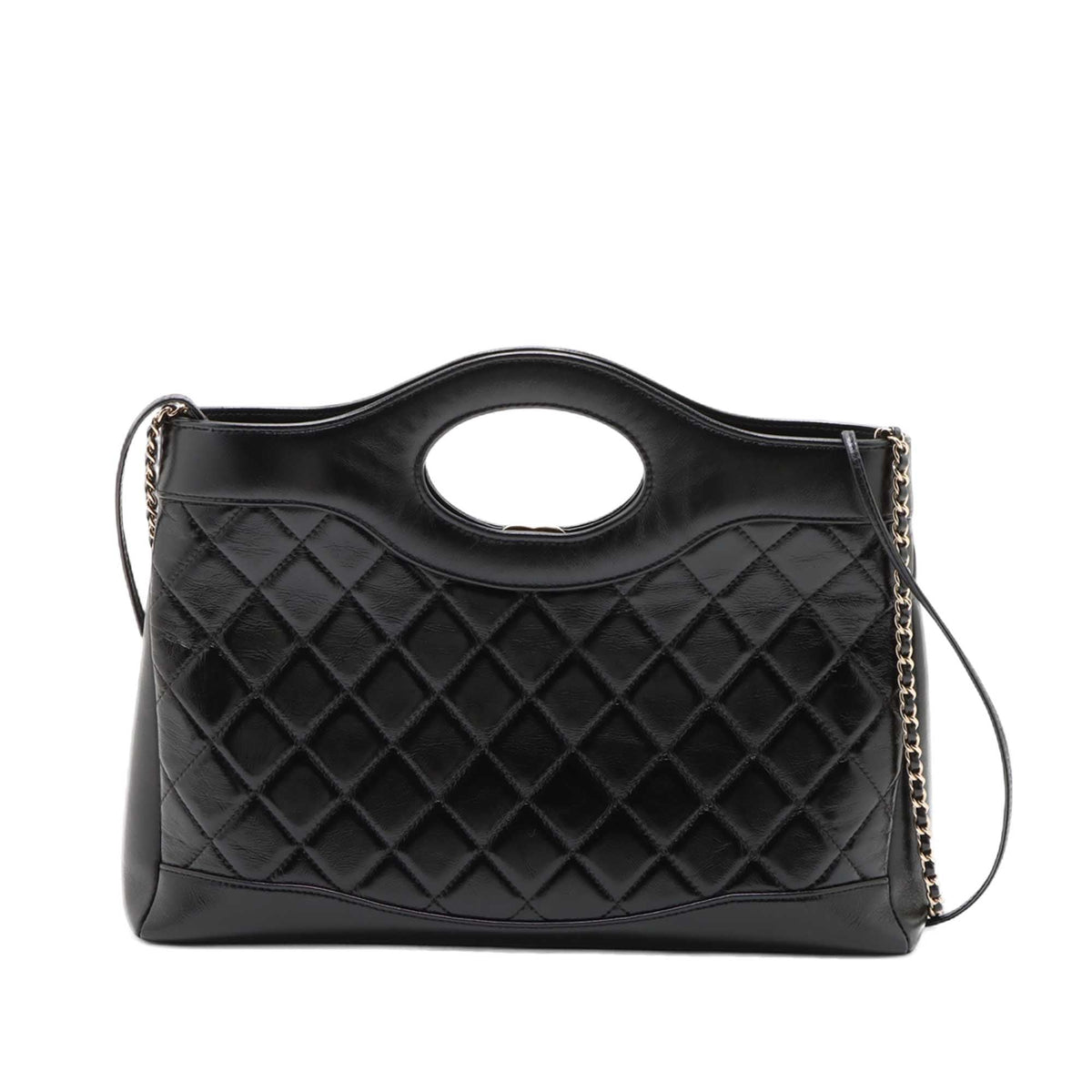 Chanel Mini Shiny Crumpled Calfskin 31 Shopping Bag