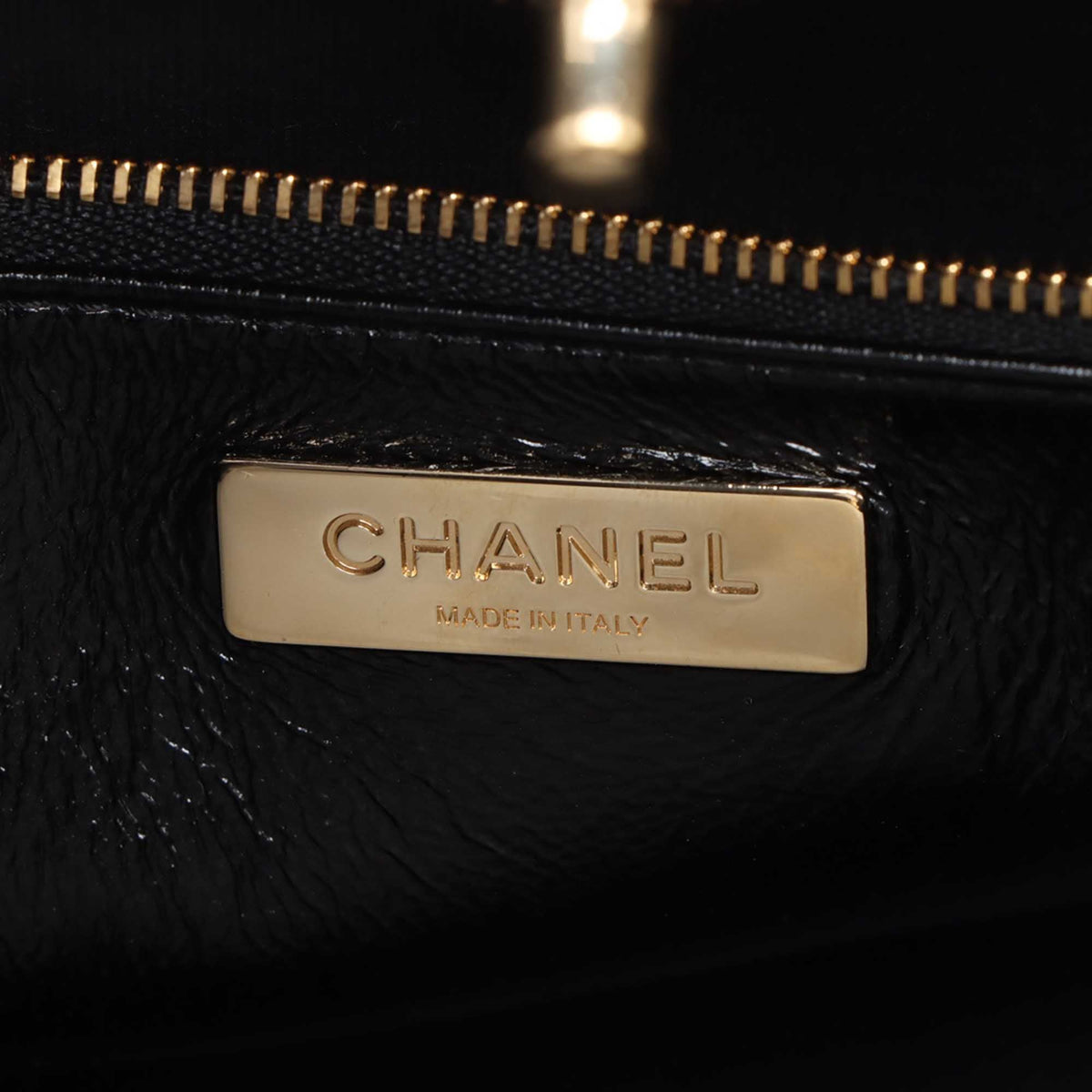 Chanel Mini Shiny Crumpled Calfskin 31 Shopping Bag