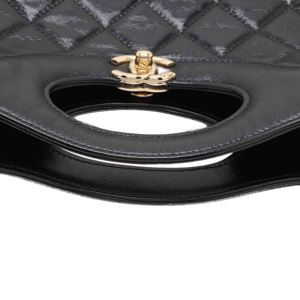 Chanel Mini Shiny Crumpled Calfskin 31 Shopping Bag