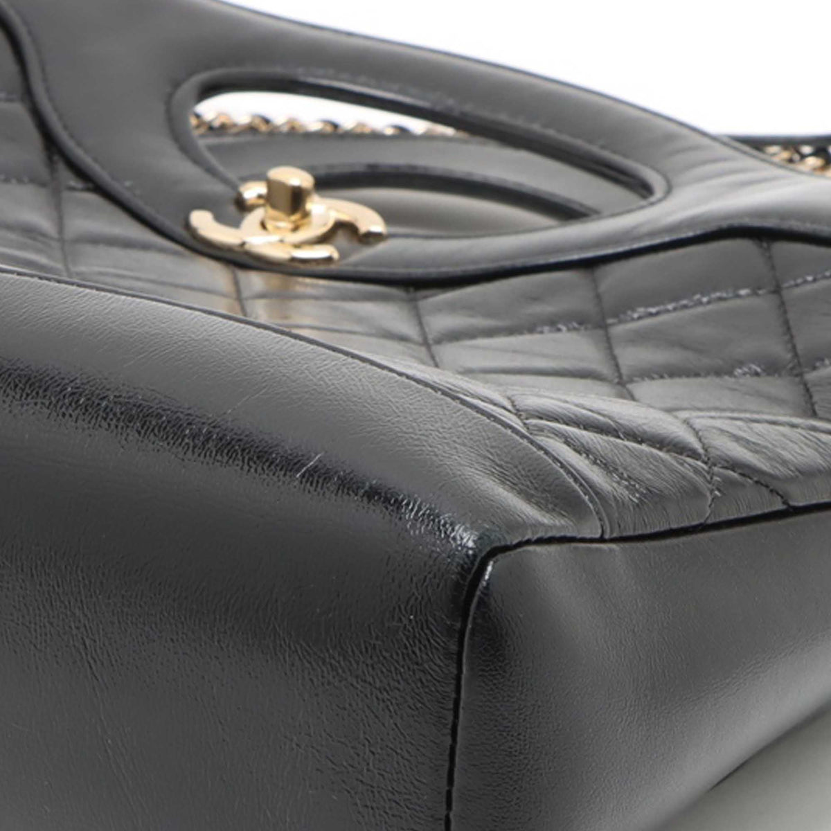 Chanel Mini Shiny Crumpled Calfskin 31 Shopping Bag