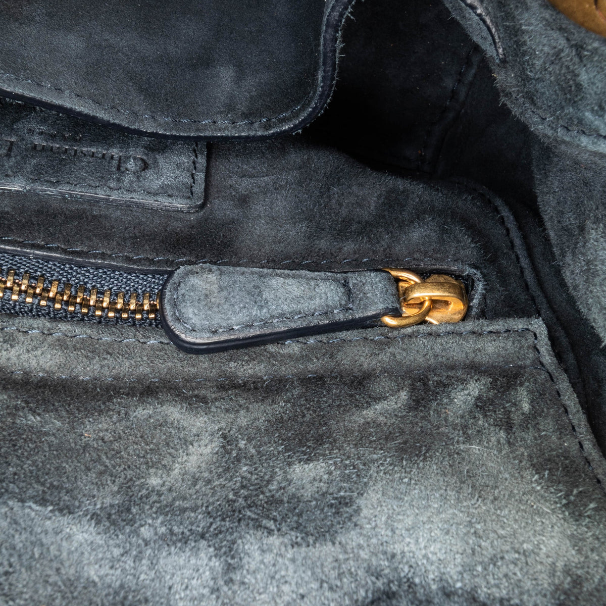 Dior Mini Denim Cannage Studded Supple Lady Dior