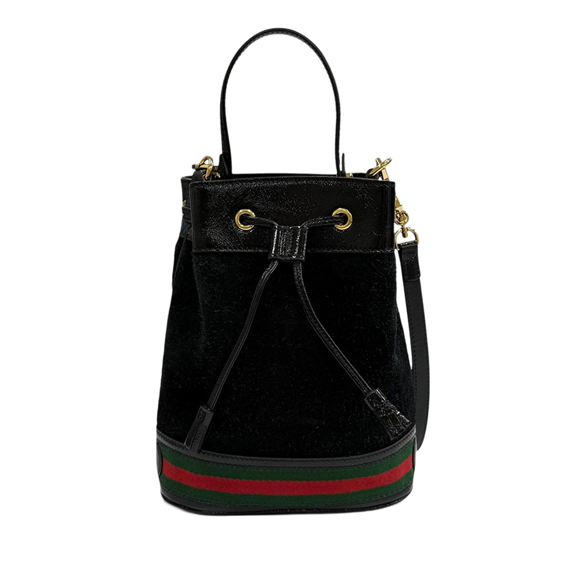 Gucci Small Suede Ophidia Bucket