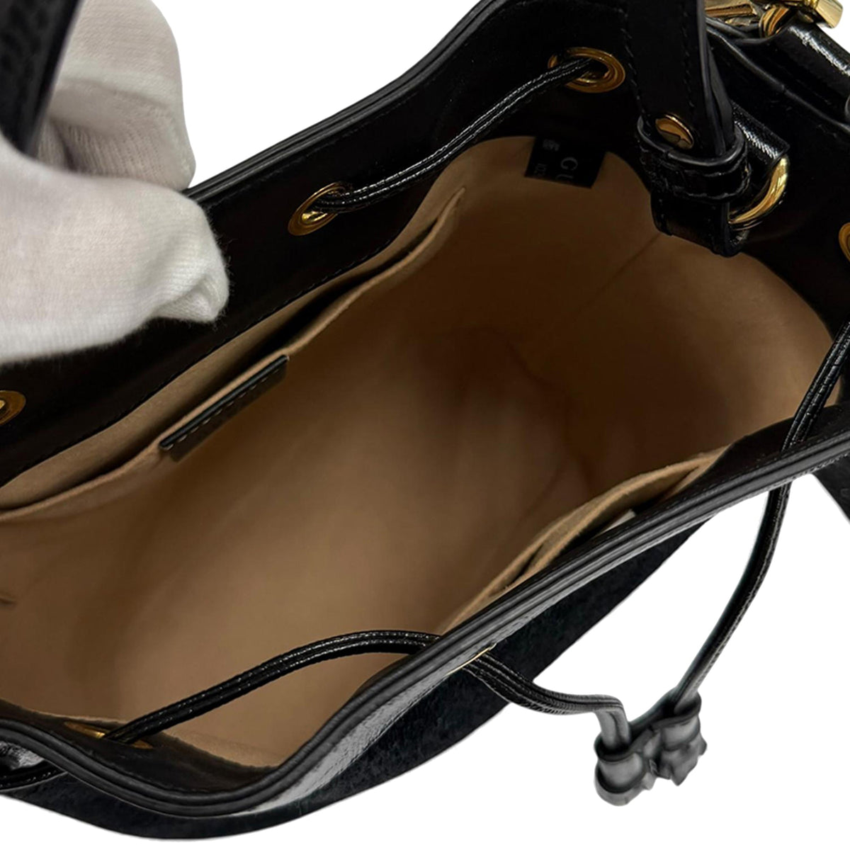 Gucci Small Suede Ophidia Bucket