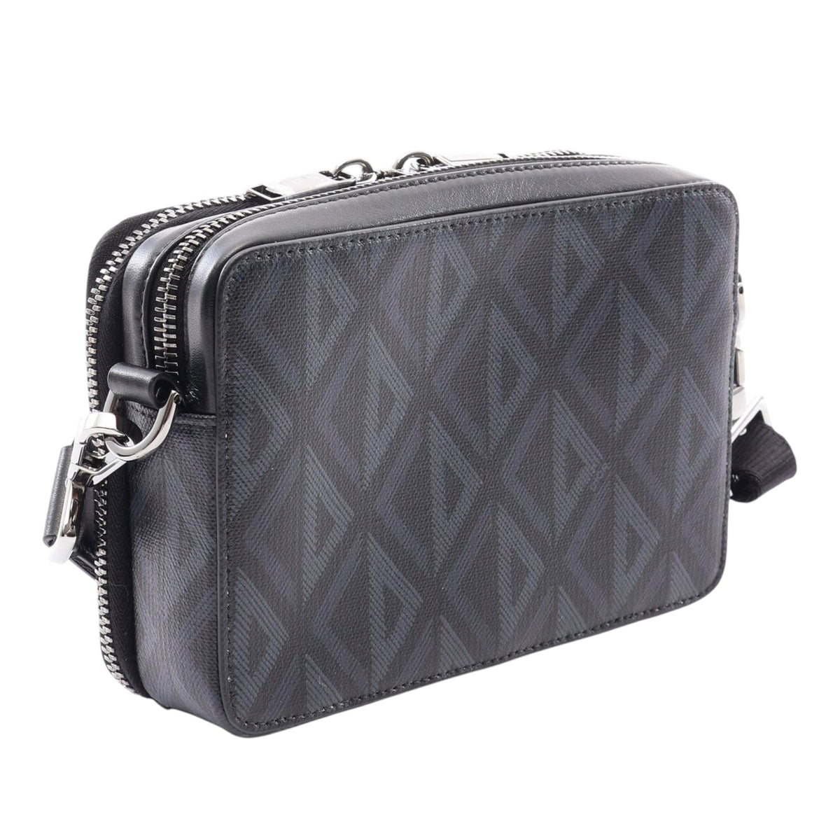 Dior CD Diamond Coated Canvas Messenger Pouch
