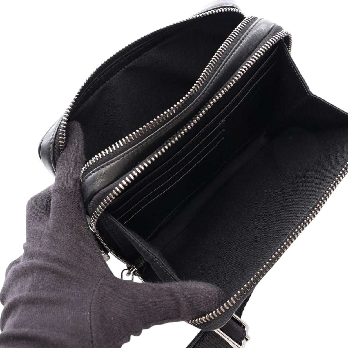 Dior CD Diamond Coated Canvas Messenger Pouch