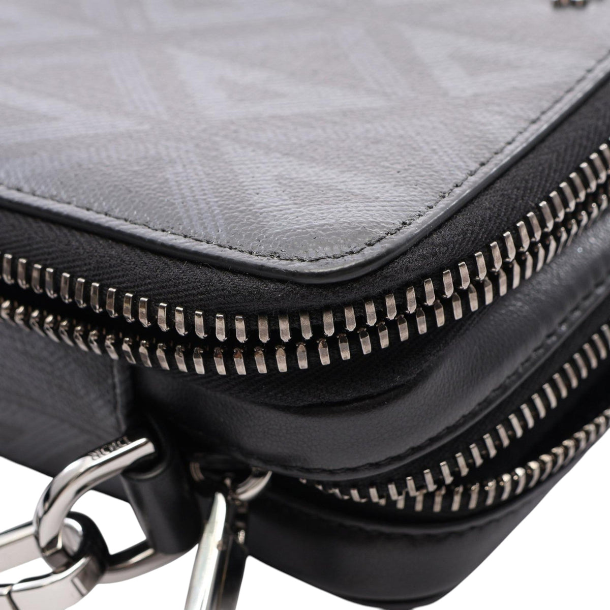 Dior CD Diamond Coated Canvas Messenger Pouch