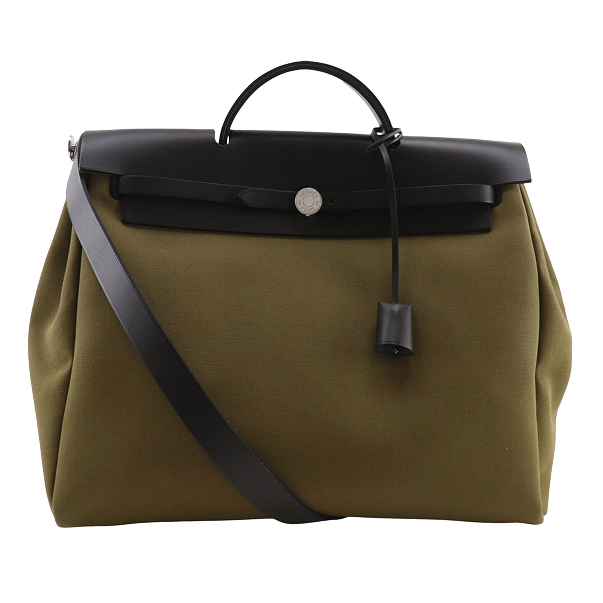 Hermès Toile Herbag Zip 39 — Brown