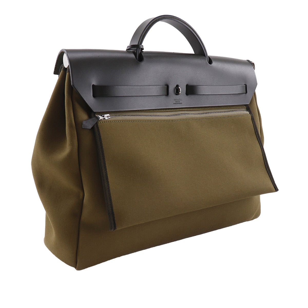 Hermès Toile Herbag Zip 39 — Brown