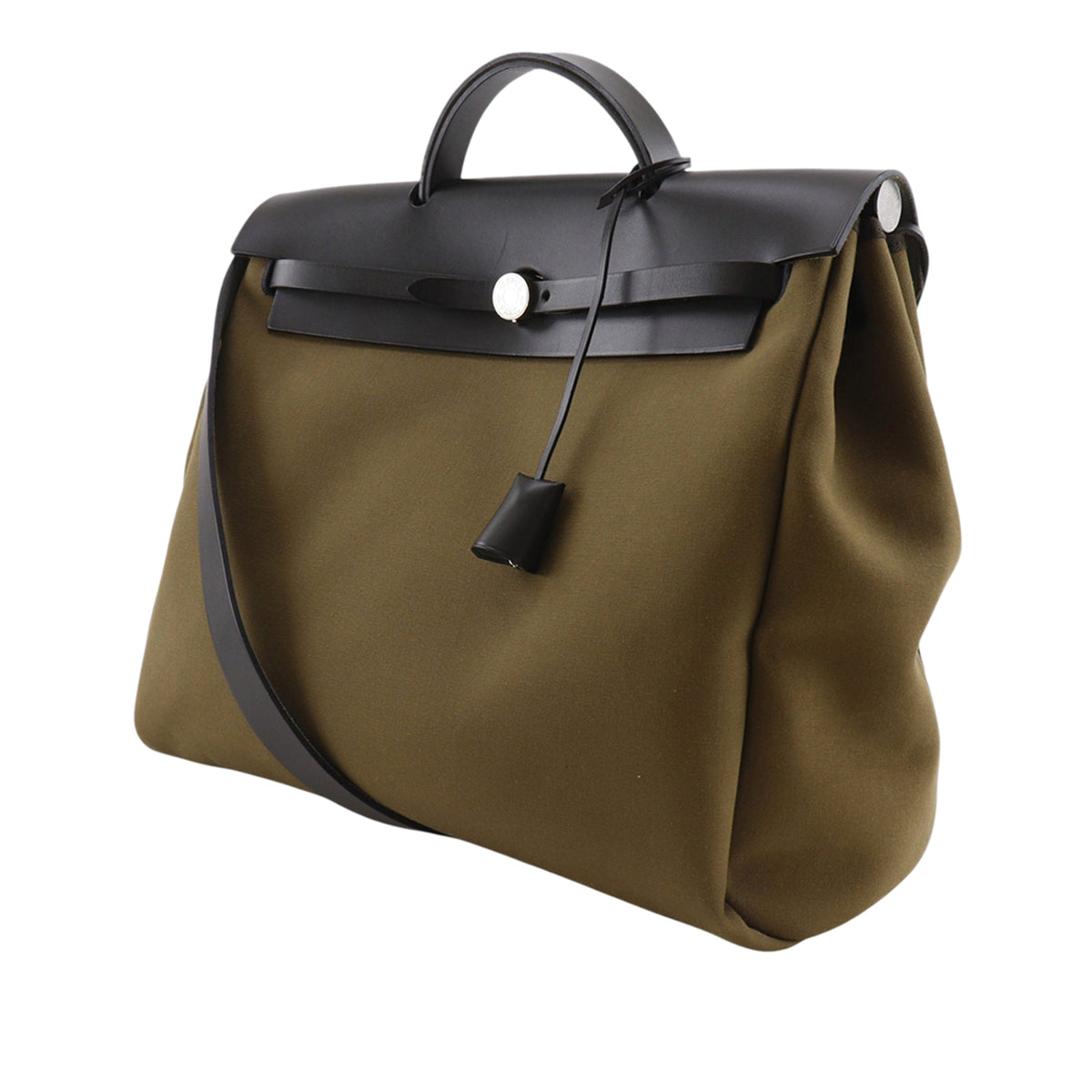 Hermès Toile Herbag Zip 39 — Brown