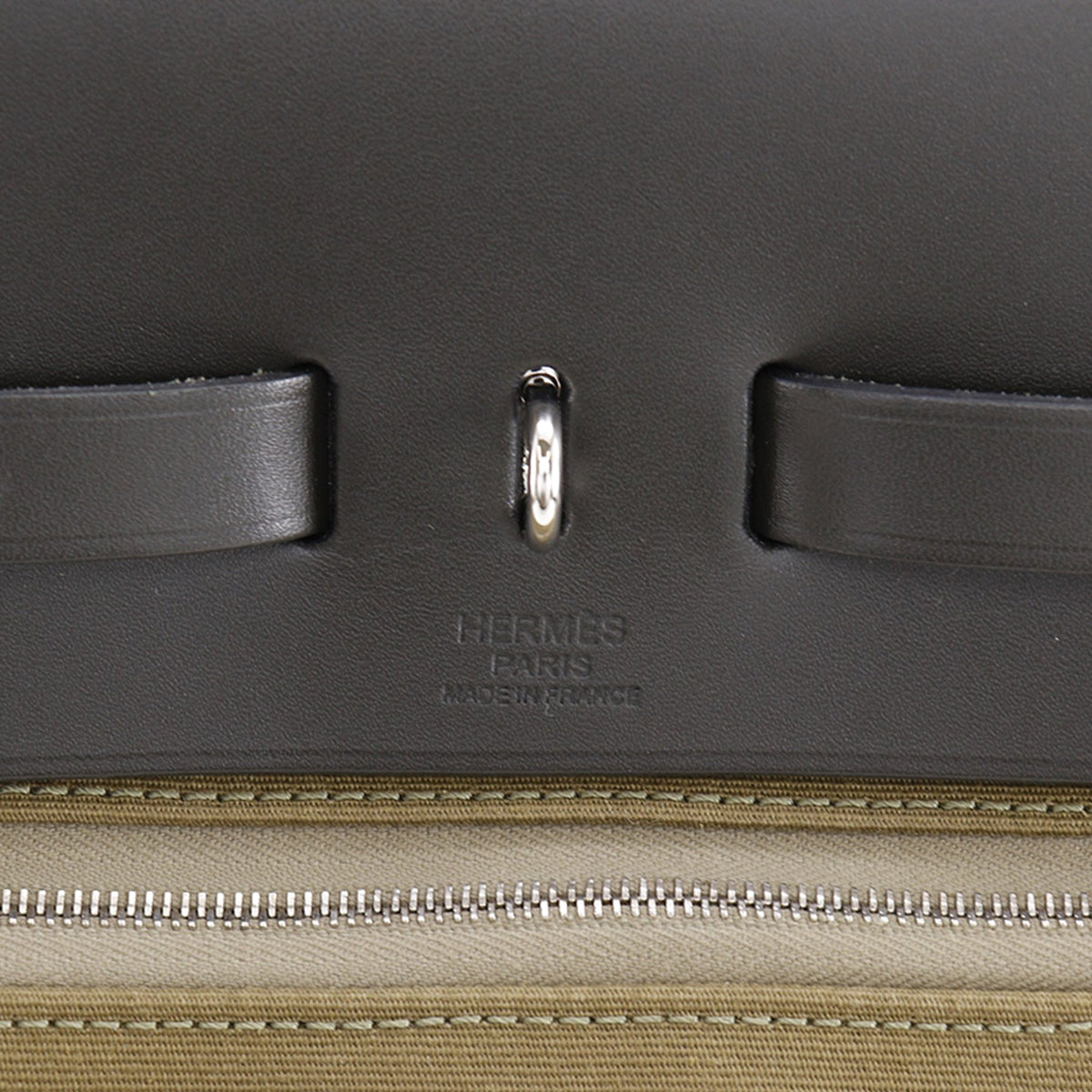 Hermès Toile Herbag Zip 39 — Brown