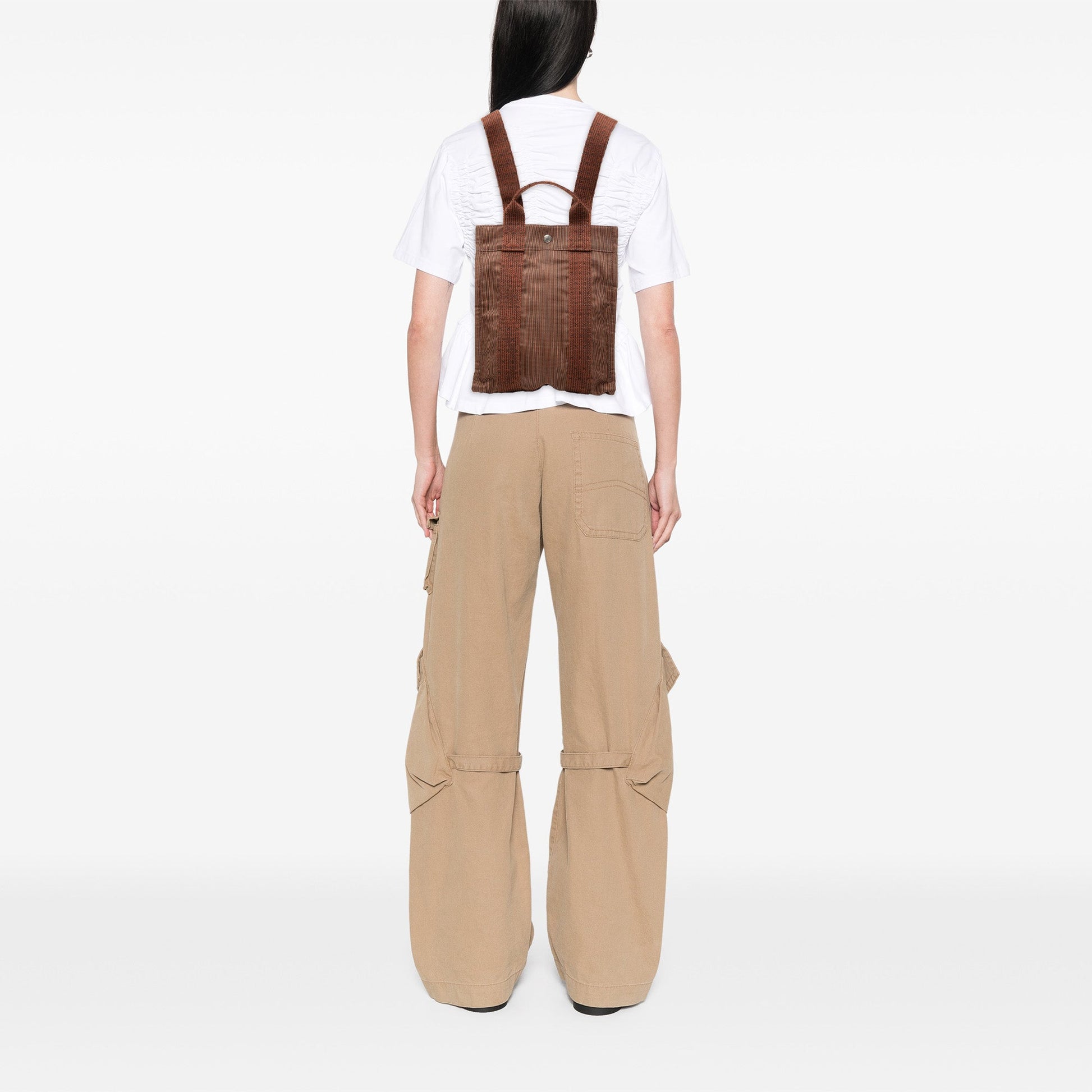 Hermès Canvas Herline Backpack PM