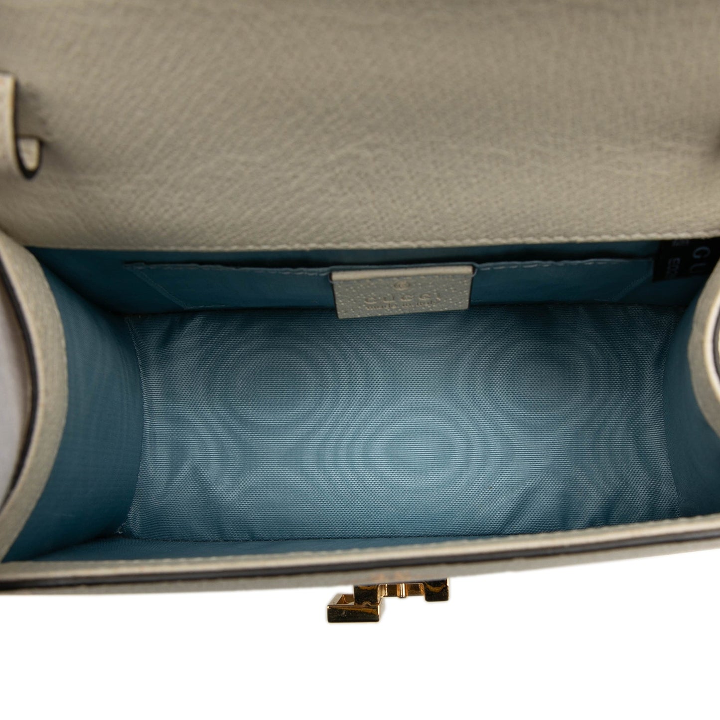 Gucci Mini Calfskin Bee Star Web Sylvie Top Handle Bag