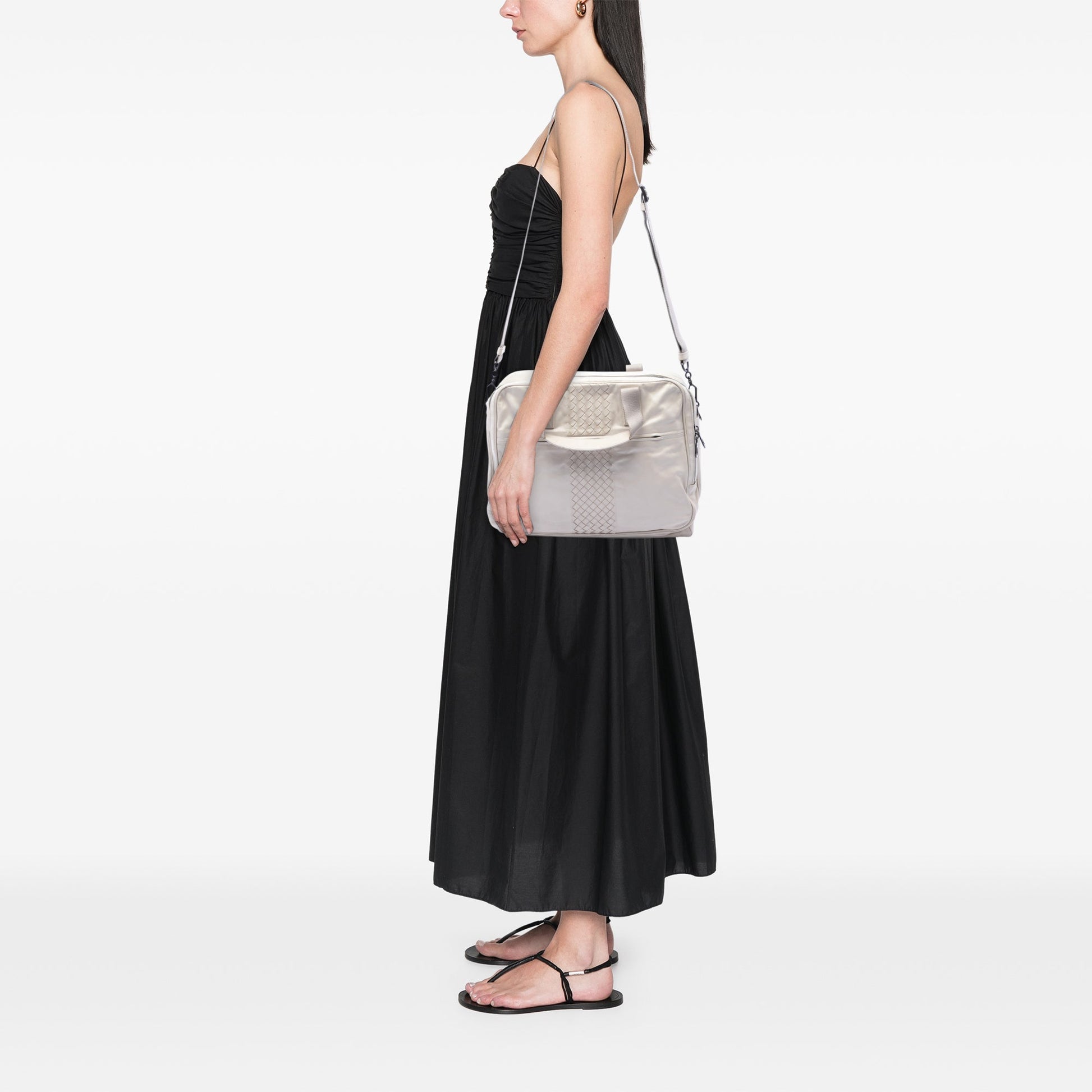 Bottega Veneta Intrecciato Trimmed Nappa Business Bag