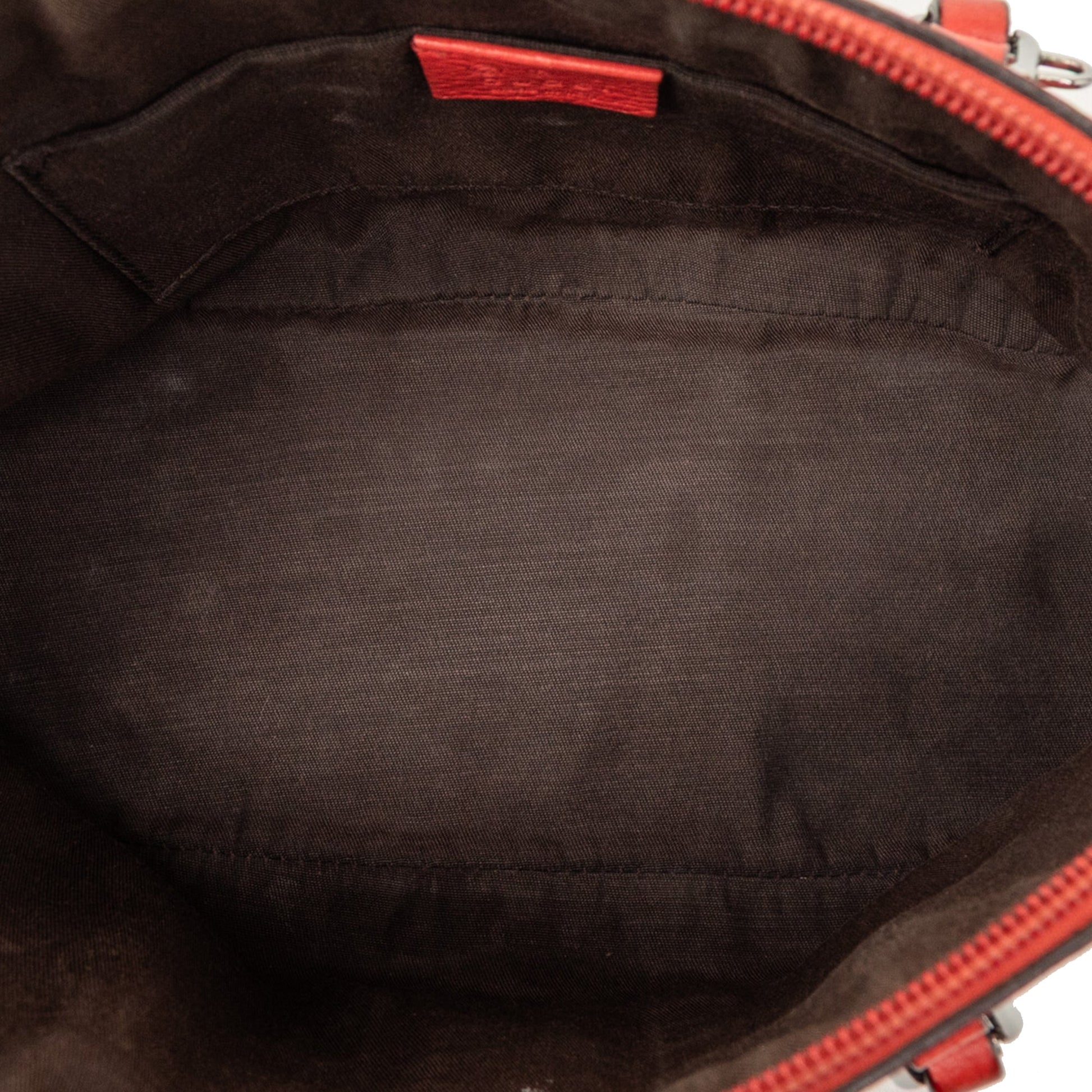Gucci Mini Calfskin Web Dome Satchel