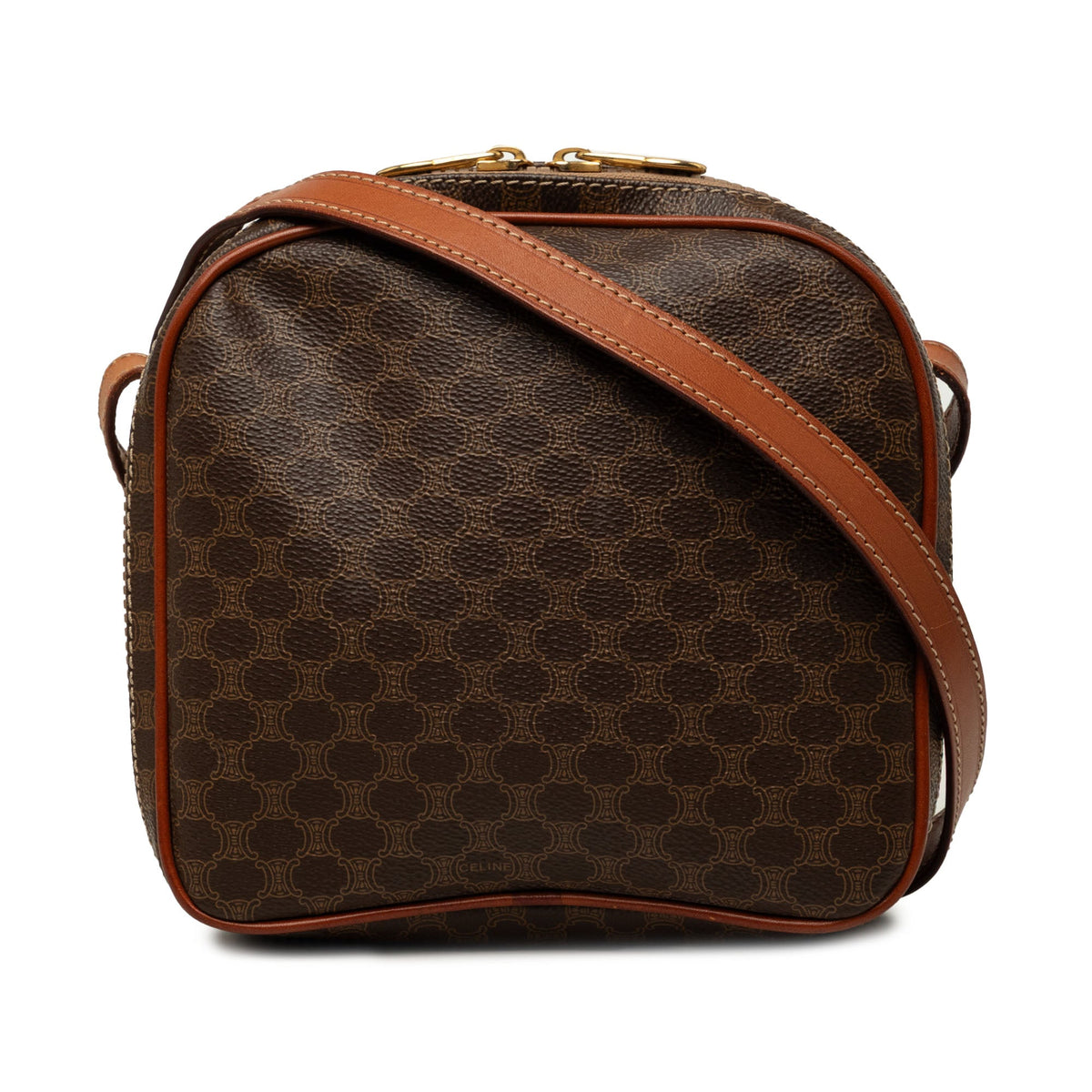 Celine Macadam Coated Canvas Crossbody