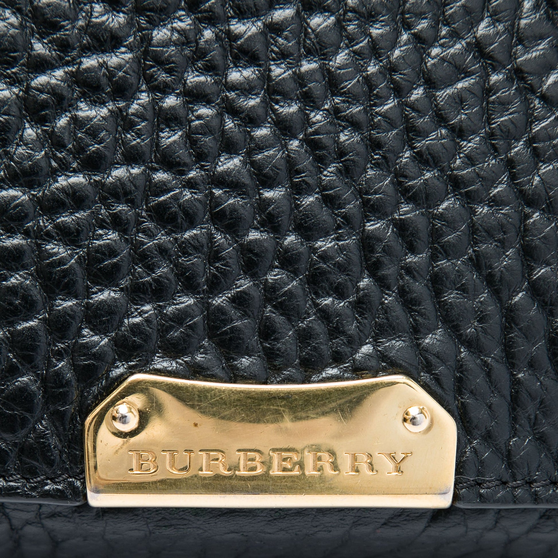 Burberry Medium Grained Calfskin Mildenhall Crossbody