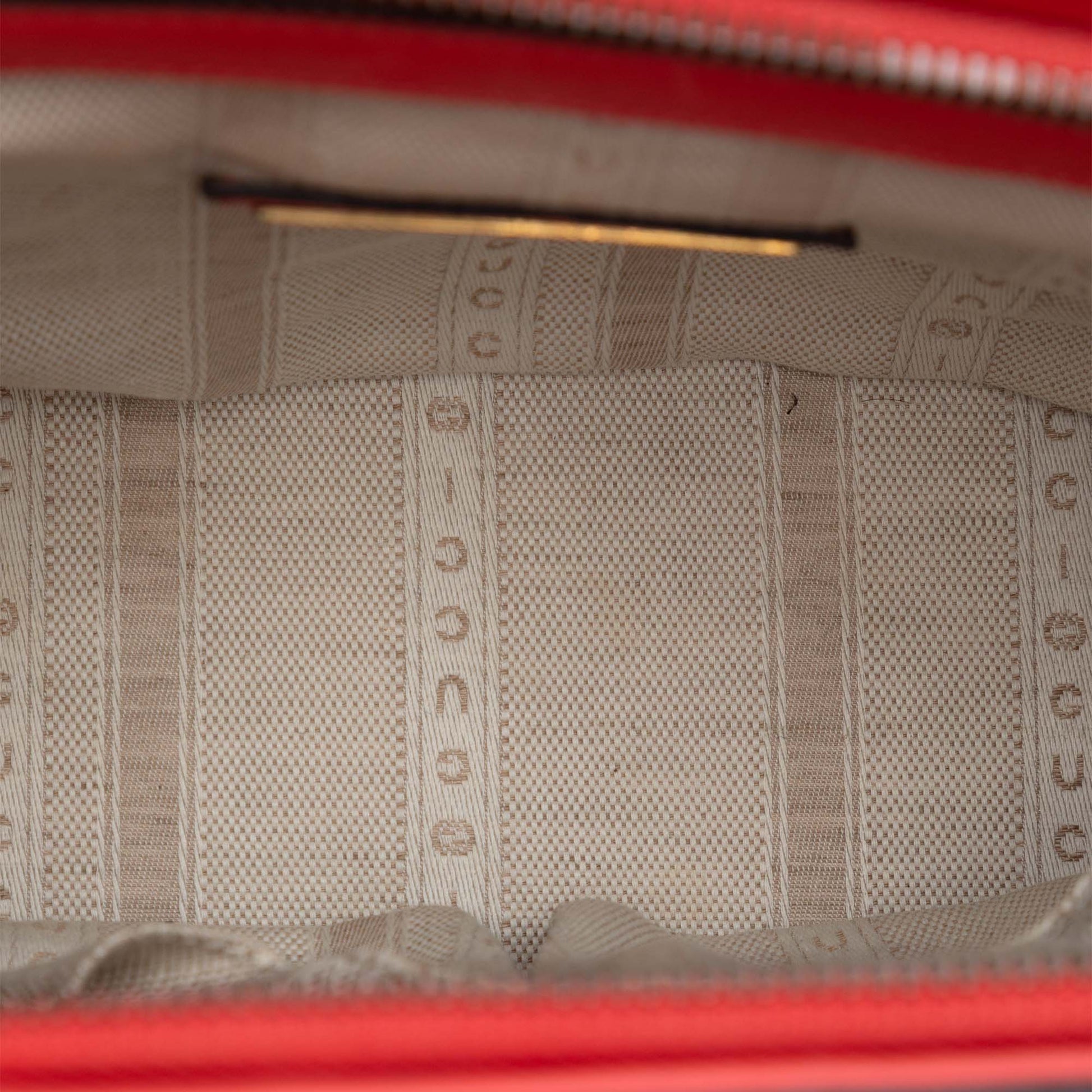 Gucci Patent Bright Bit Satchel