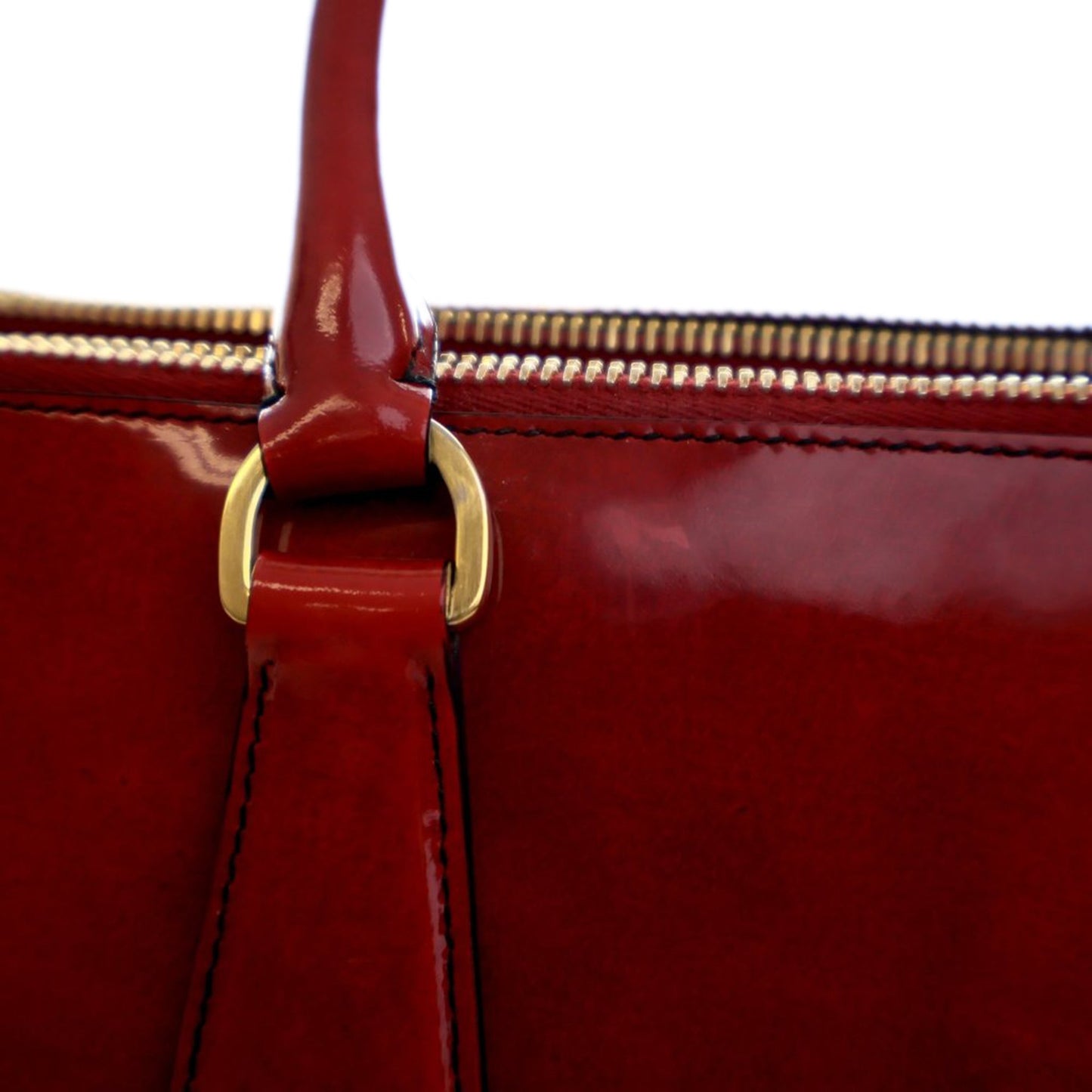 Prada Medium Spazzolato Galleria Double Zip Satchel