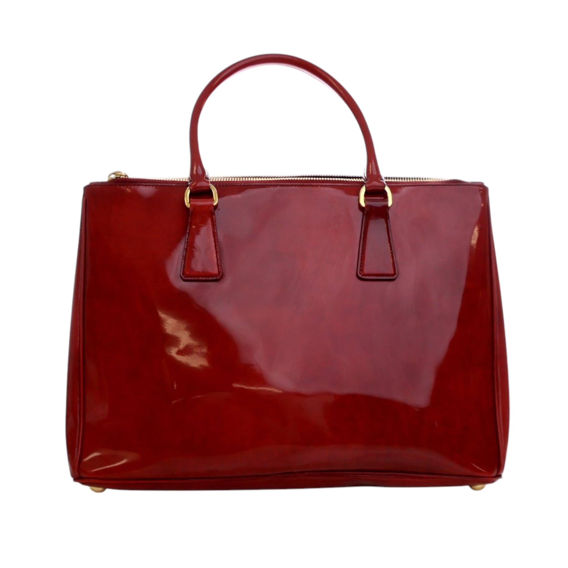 Prada Medium Spazzolato Galleria Double Zip Satchel