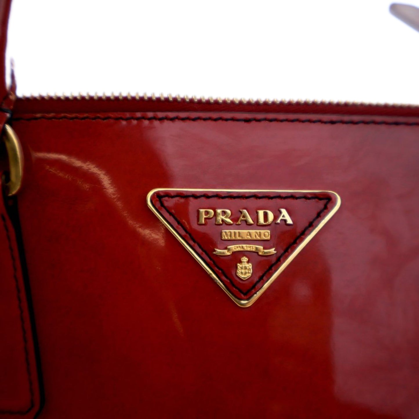 Prada Medium Spazzolato Galleria Double Zip Satchel
