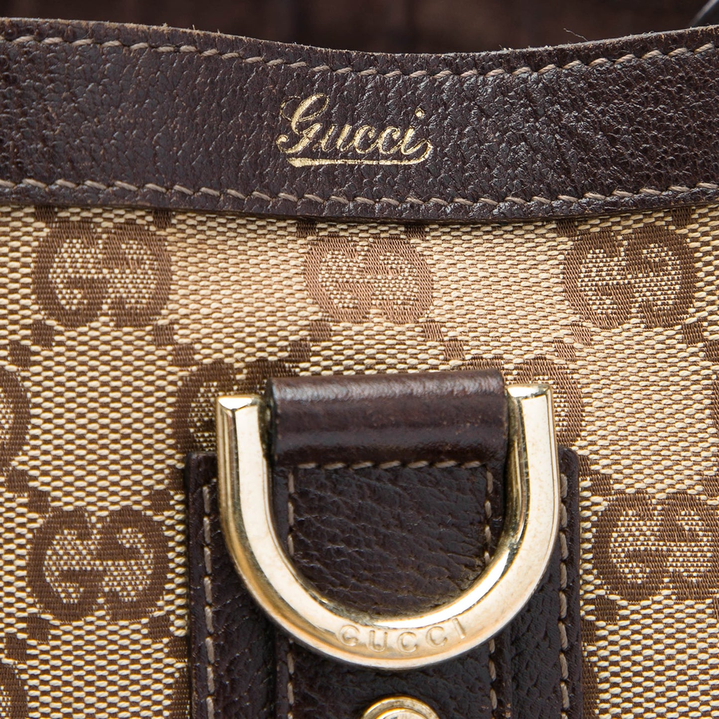 Gucci GG Canvas Abbey D Ring Tote