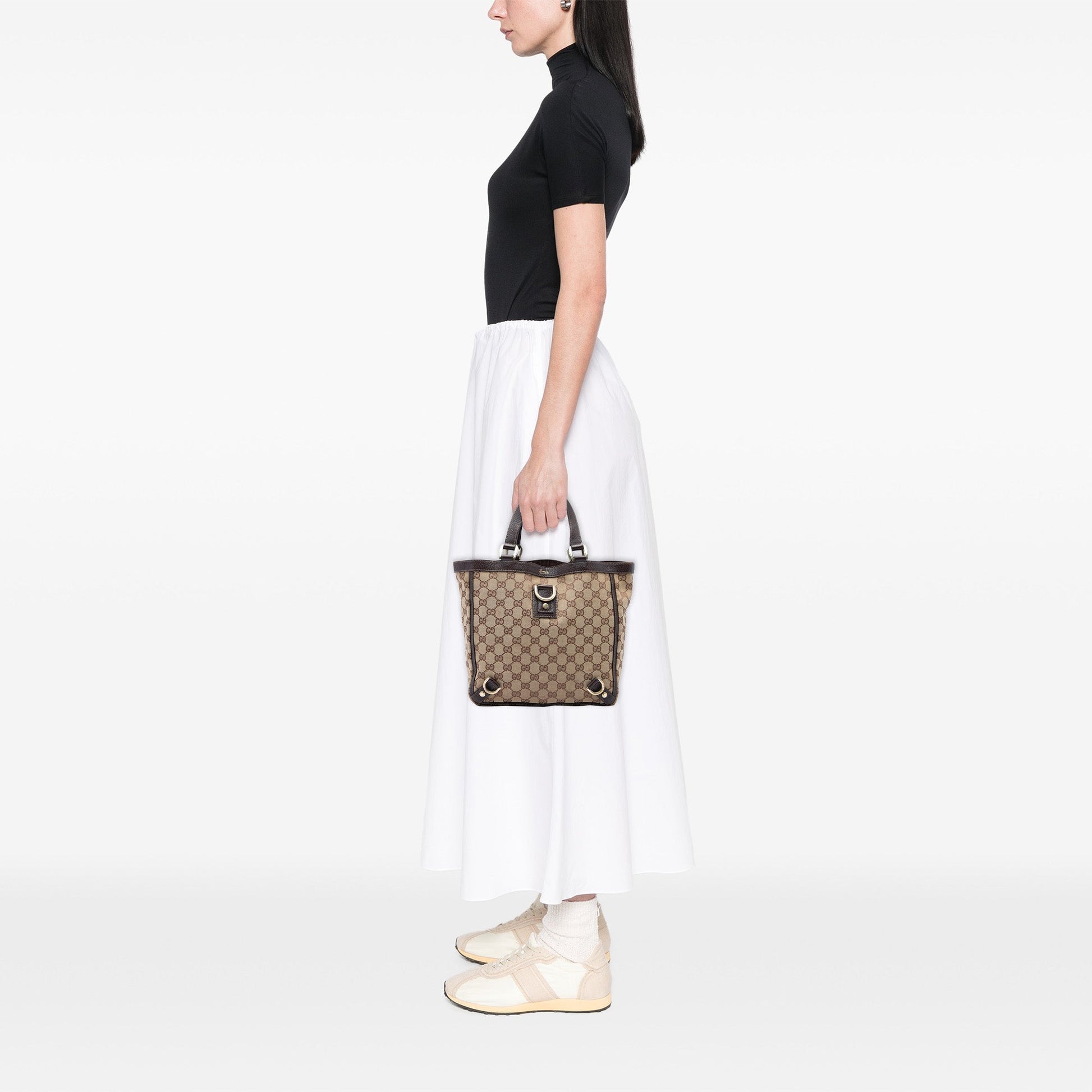 Gucci GG Canvas Abbey D Ring Tote