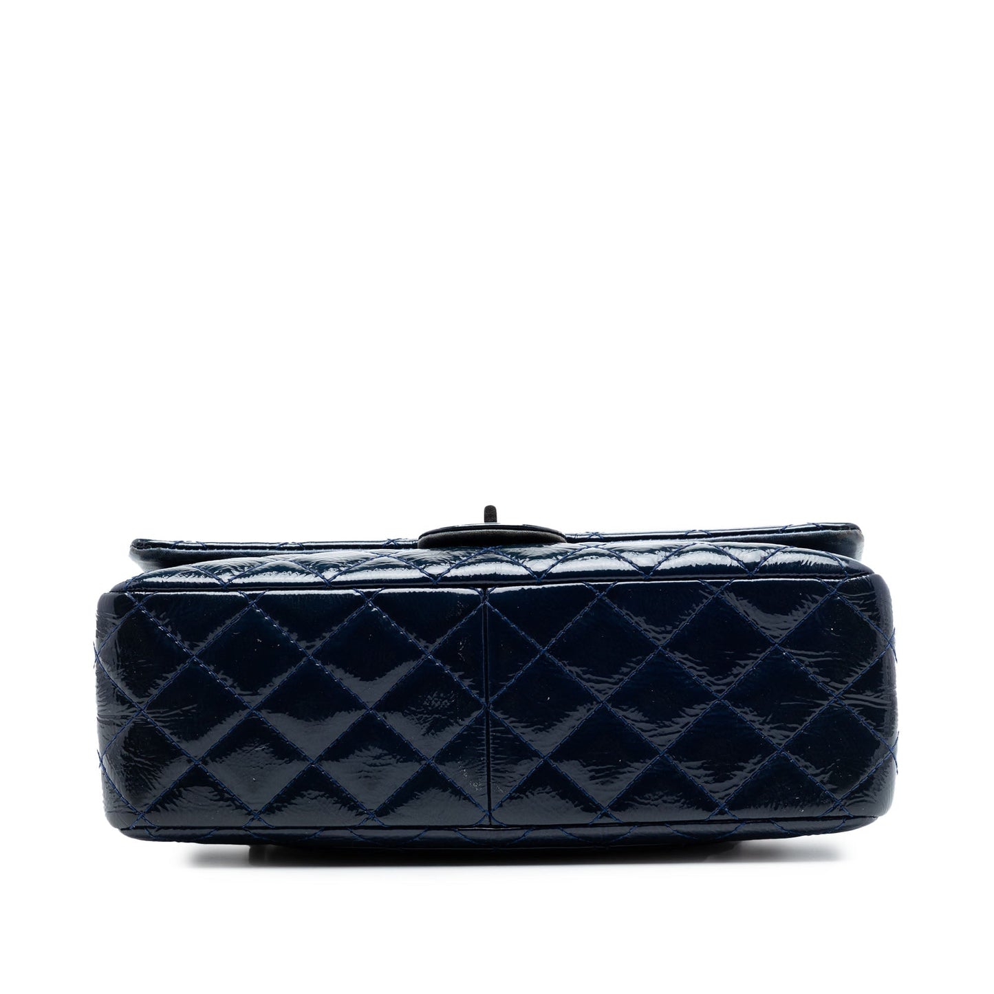Chanel Quilted Crinkled Patent Reissue 2.55 Double Flap 226