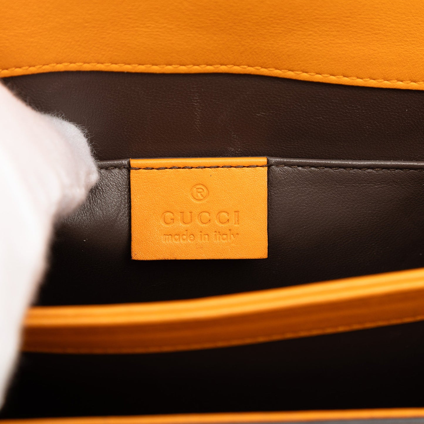 Gucci Small Polished Calfskin Interlocking G Dollar Crossbody