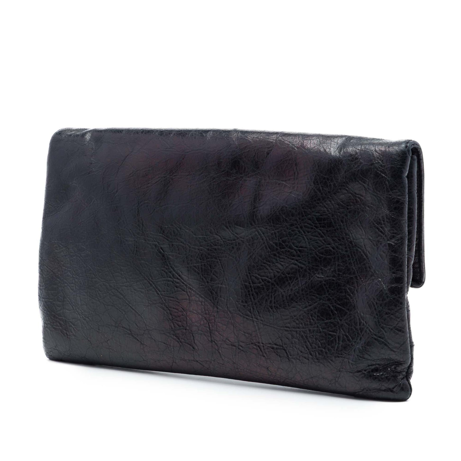 Balenciaga Lambskin Motocross Giant 12 Envelope Clutch