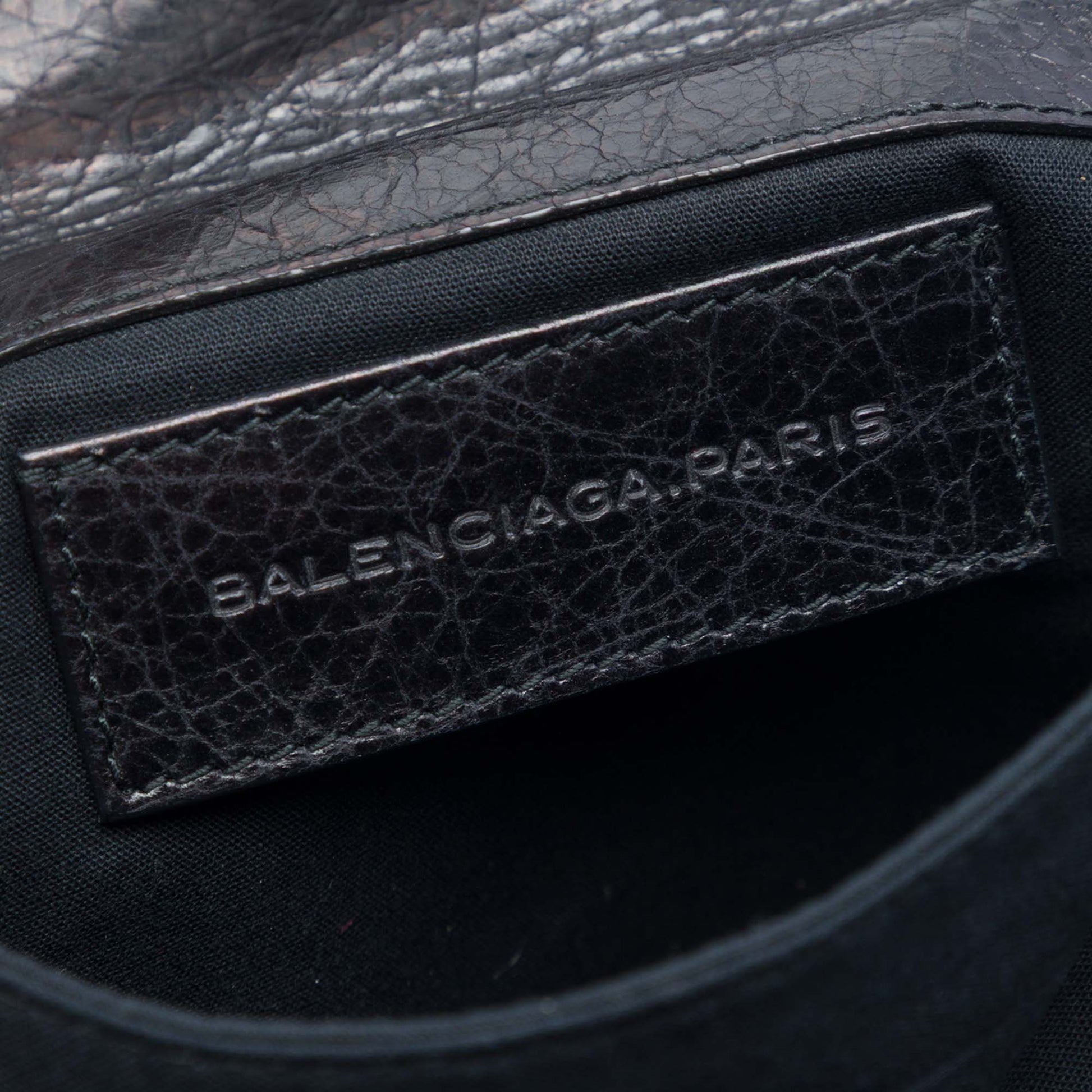 Balenciaga Lambskin Motocross Giant 12 Envelope Clutch