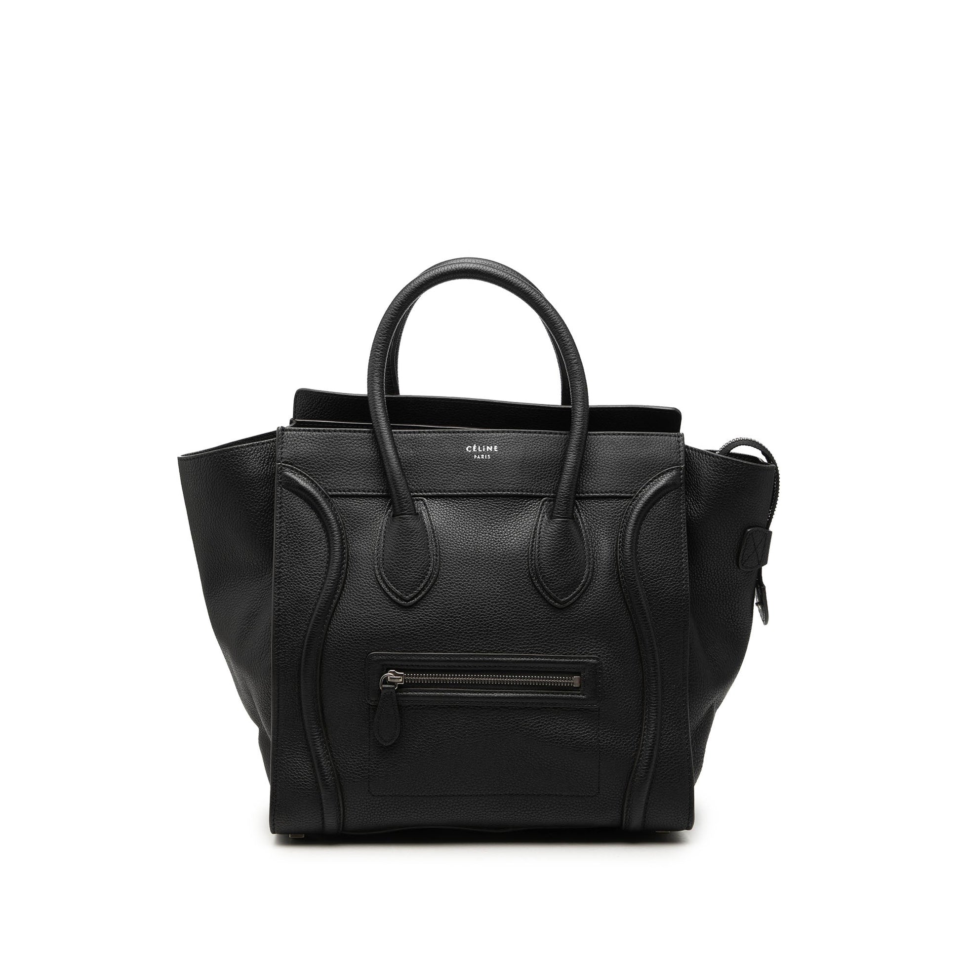 Celine Mini Grained Calfskin Luggage Tote