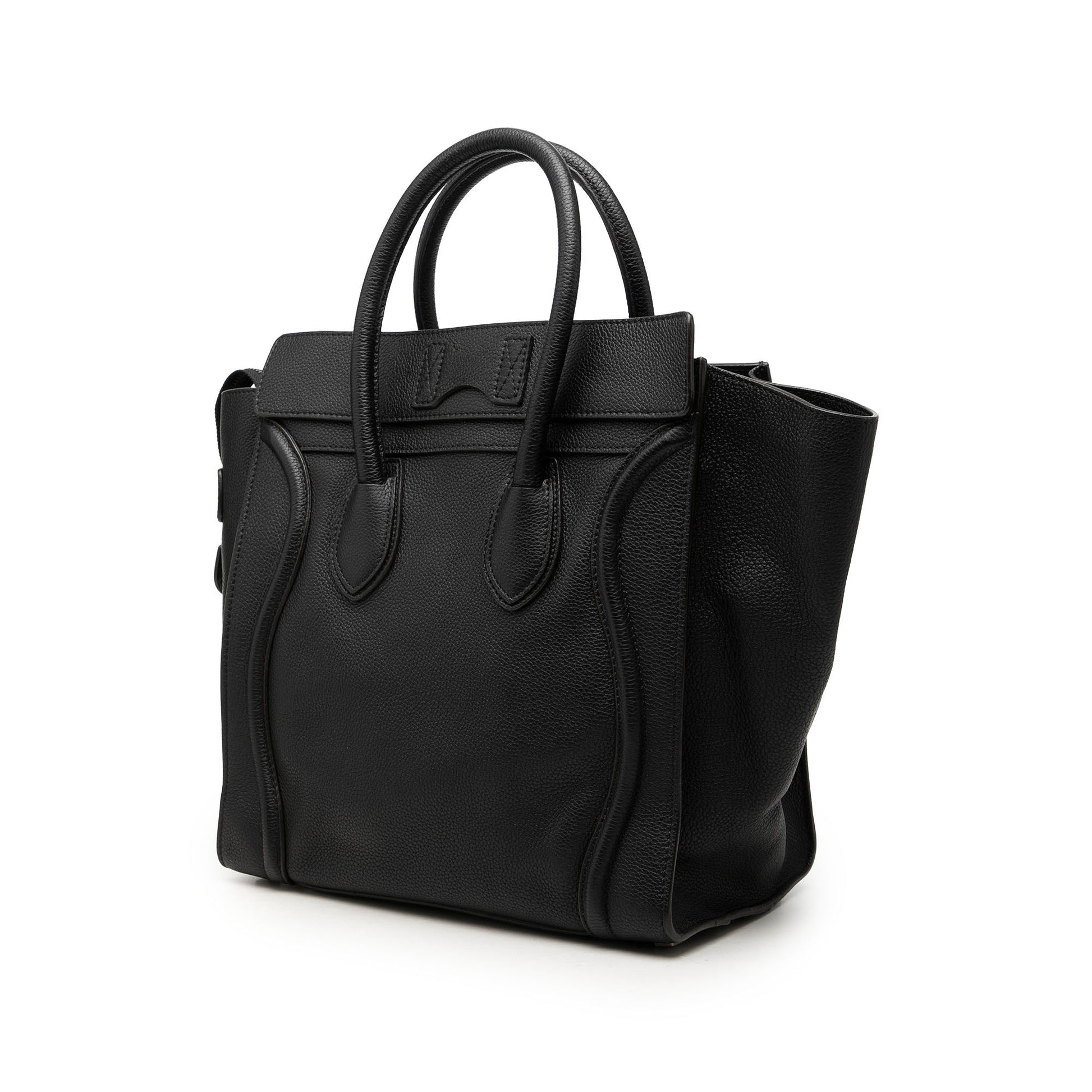 Celine Mini Grained Calfskin Luggage Tote