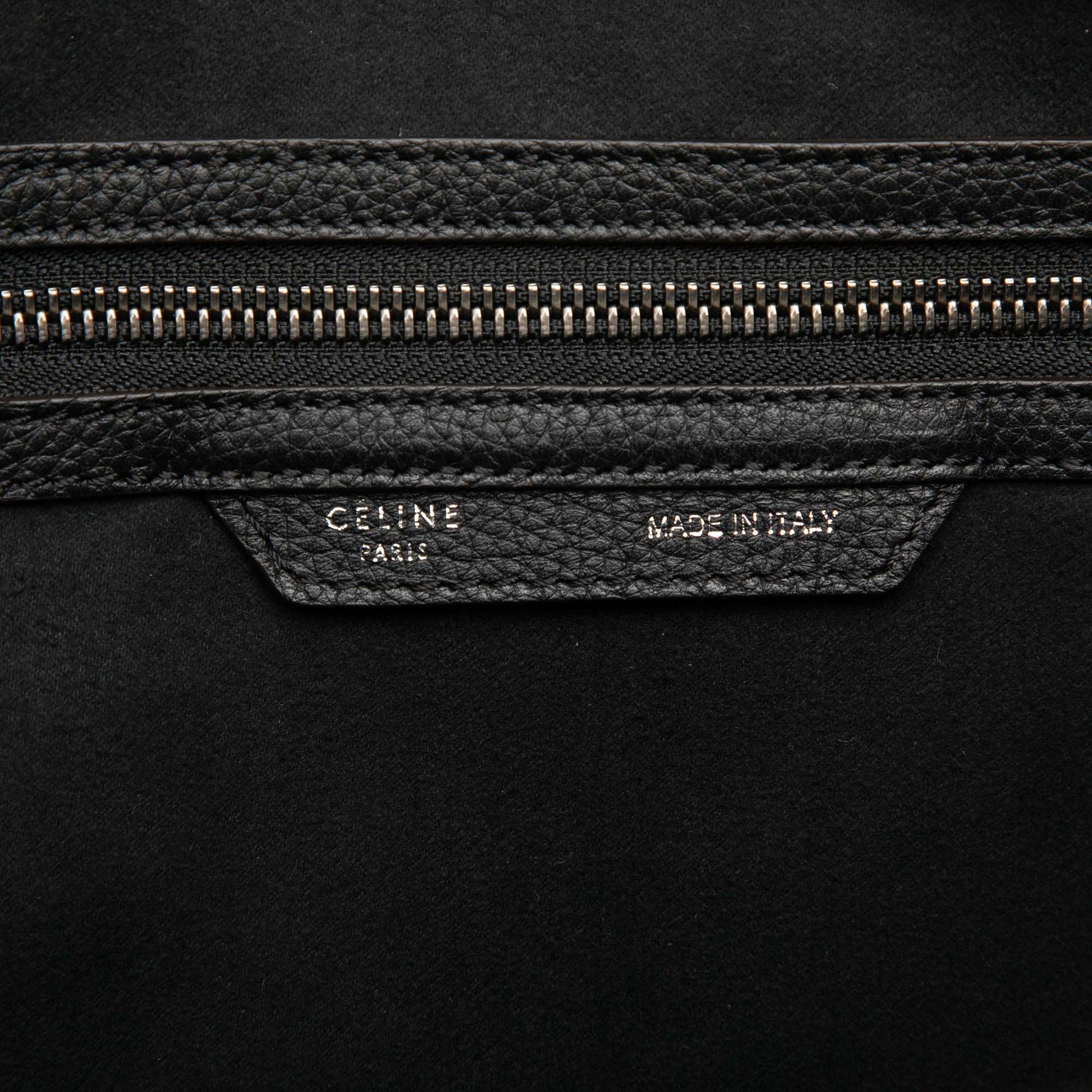 Celine Mini Grained Calfskin Luggage Tote