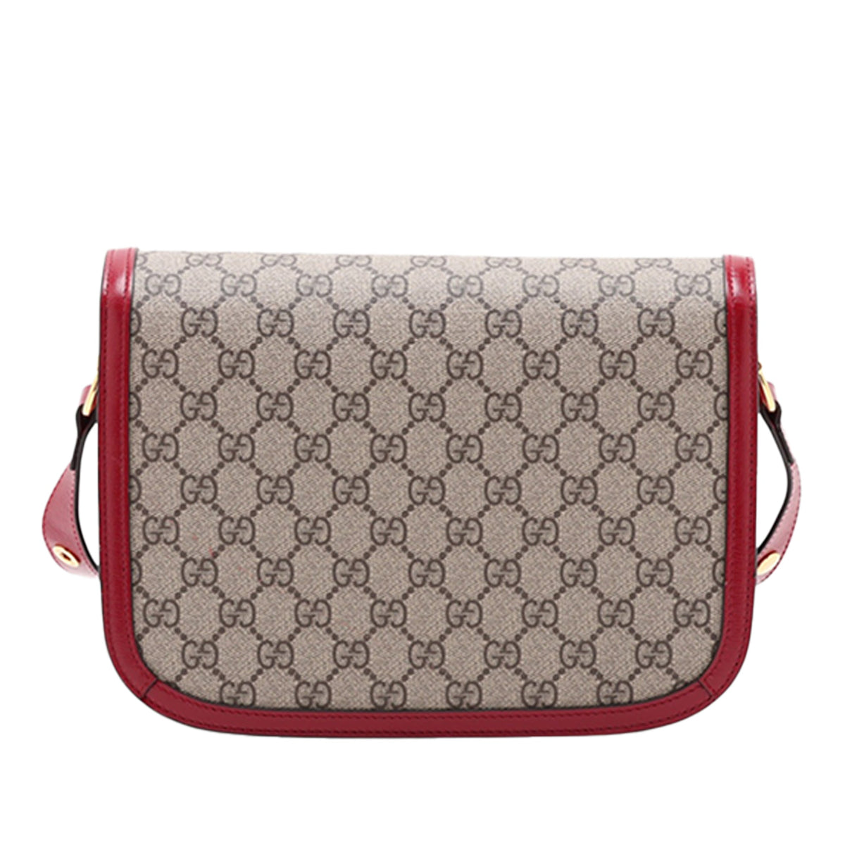Gucci Medium GG Supreme Horsebit 1955 Shoulder Bag — Beige