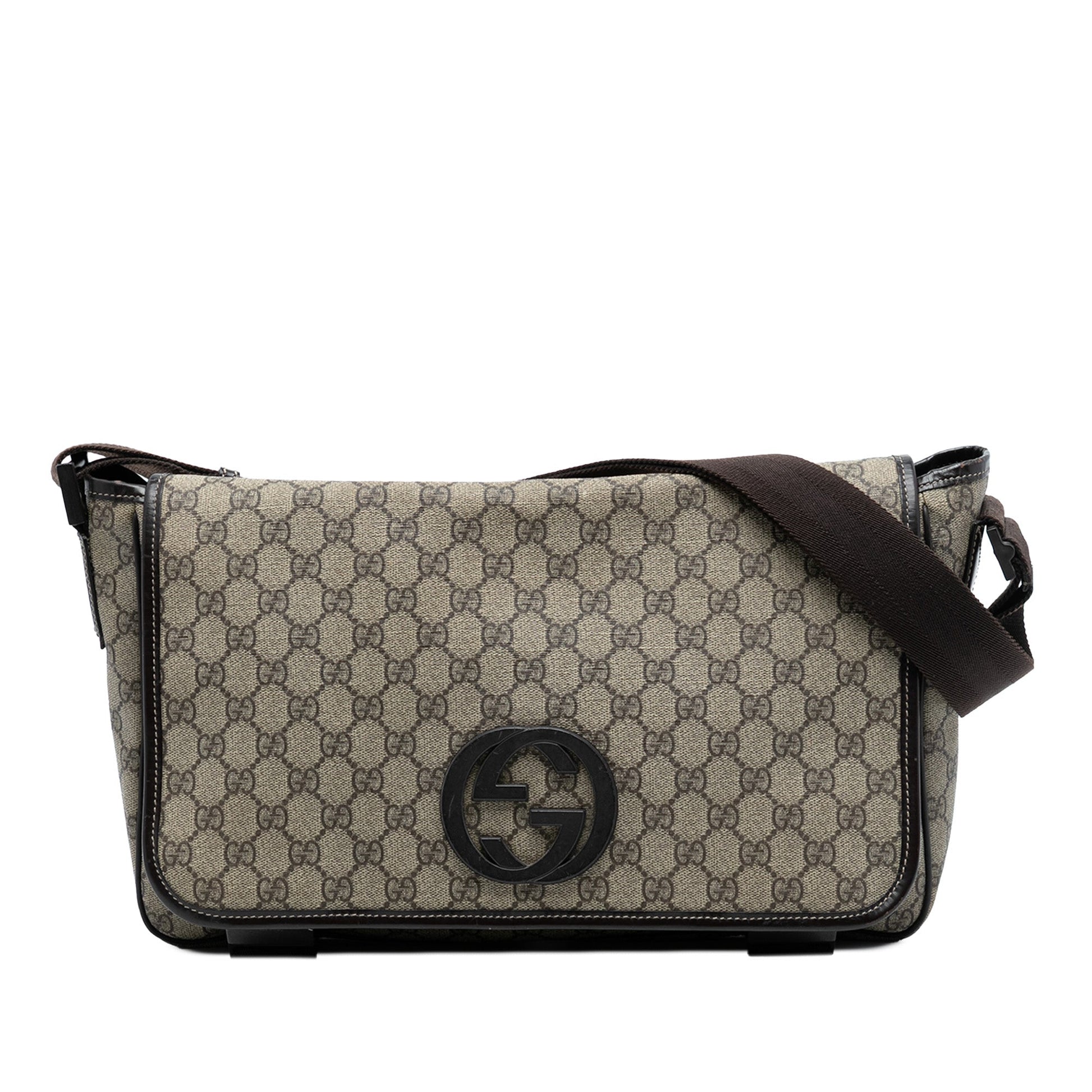 Gucci GG Supreme Interlocking G Crossbody